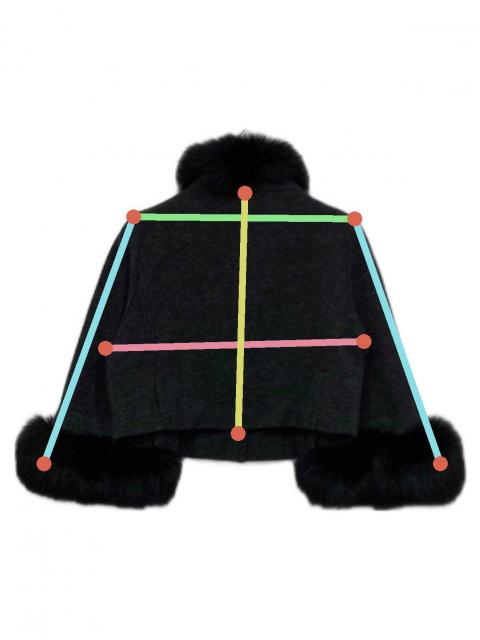 中古・古着通販】TO BE CHIC (トゥービーシック) 袖フォックスファー