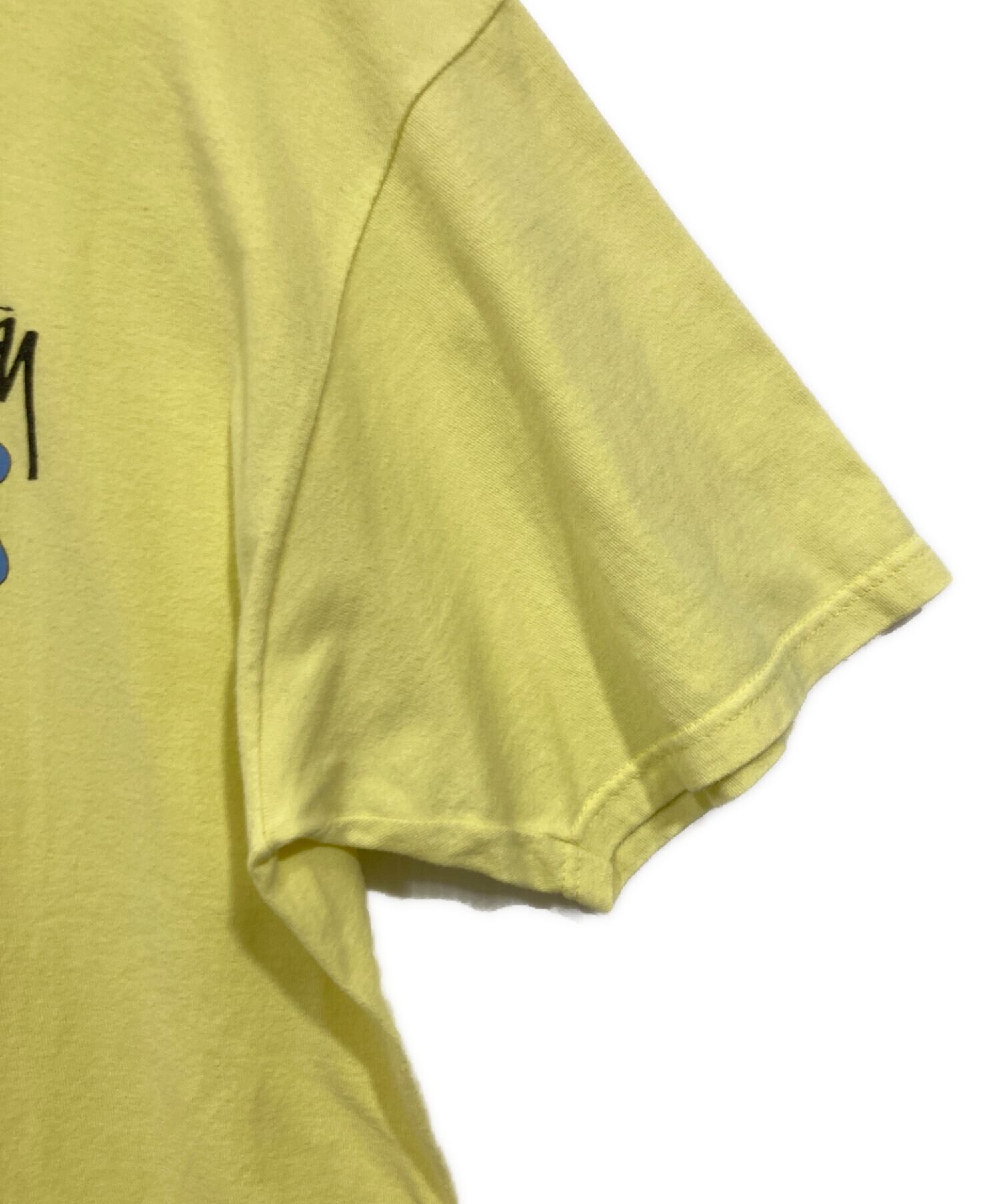中古・古着通販】stussy (ステューシー) ロゴTシャツ イエロー サイズ
