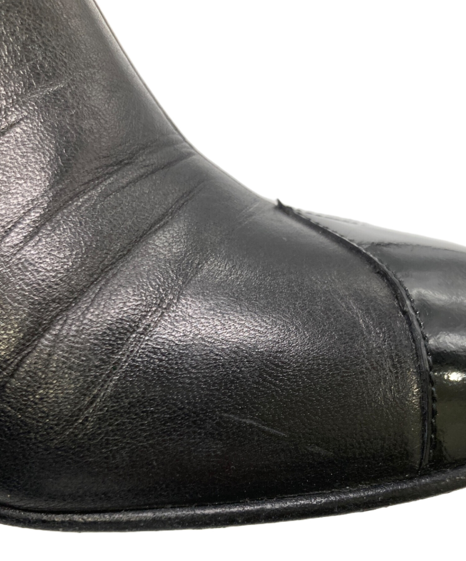 中古・古着通販】CHANEL (シャネル) ロングブーツ ブラック サイズ:37