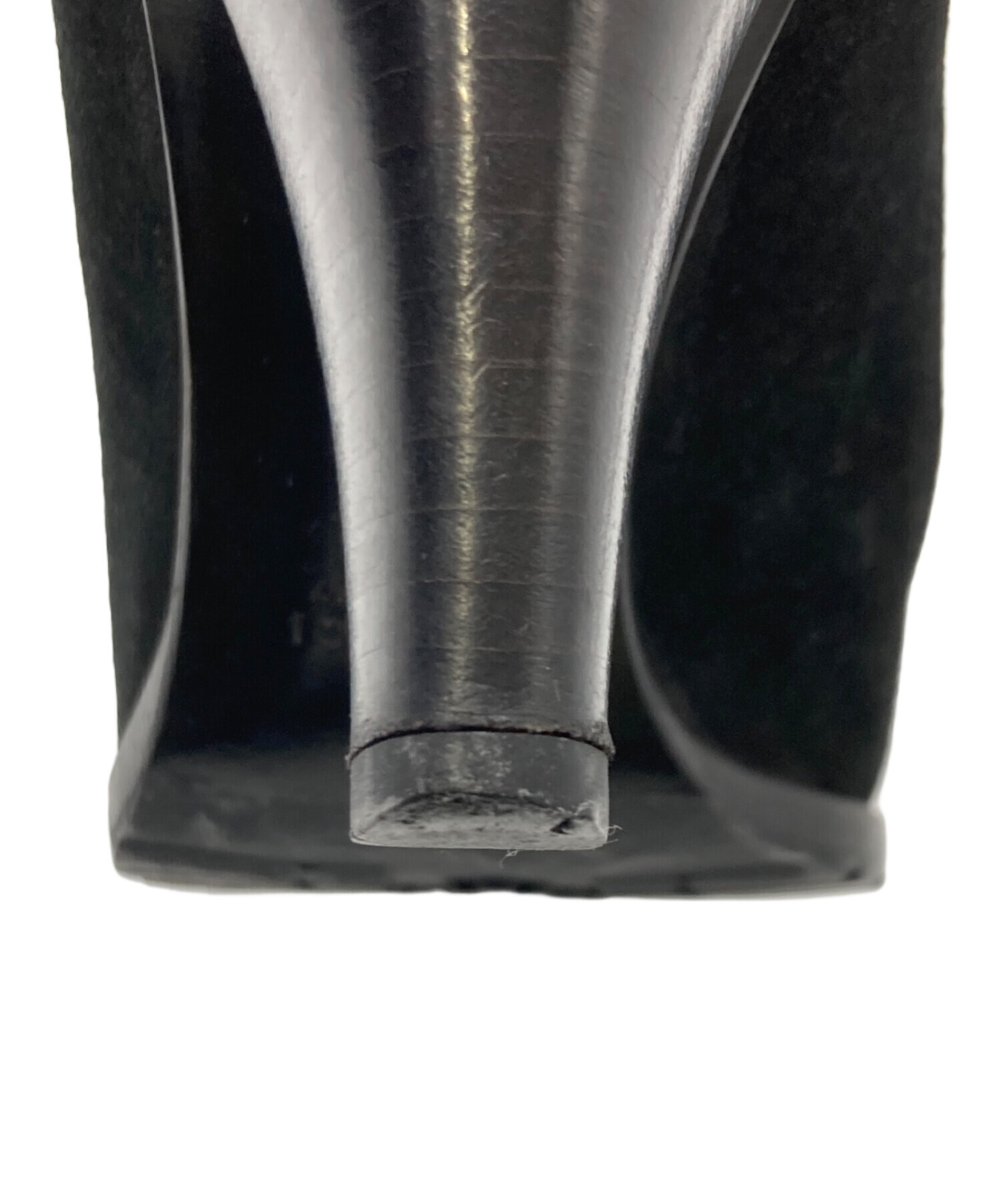 中古・古着通販】GUCCI (グッチ) スウェードパンプス ブラック サイズ