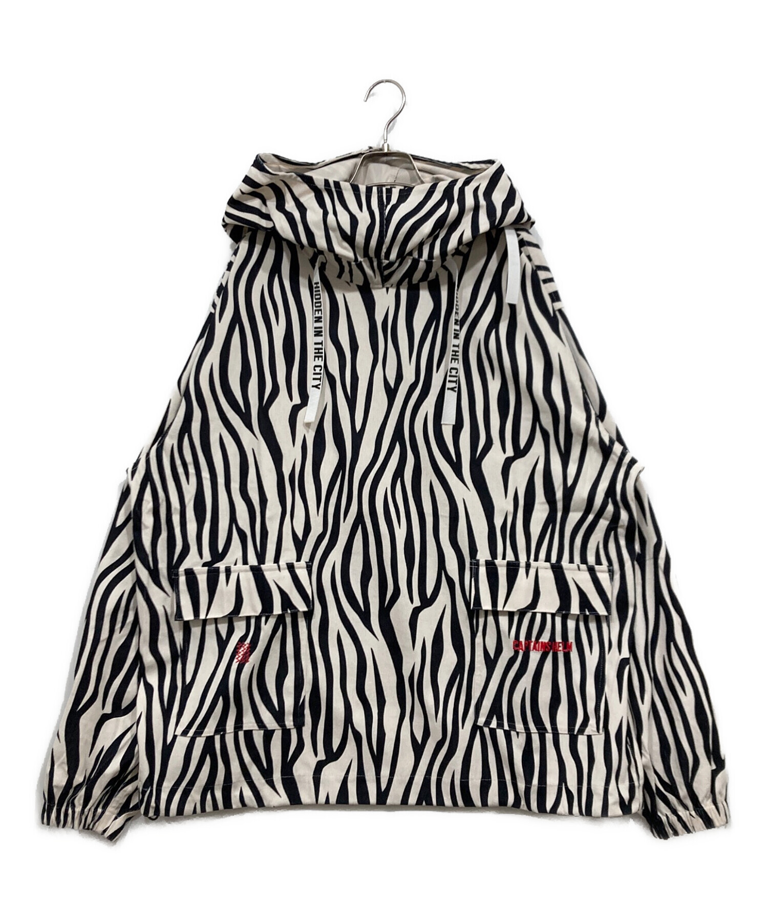 中古・古着通販】CAPTAINS HELM (キャプテンズヘルム) ゼブラ柄プル