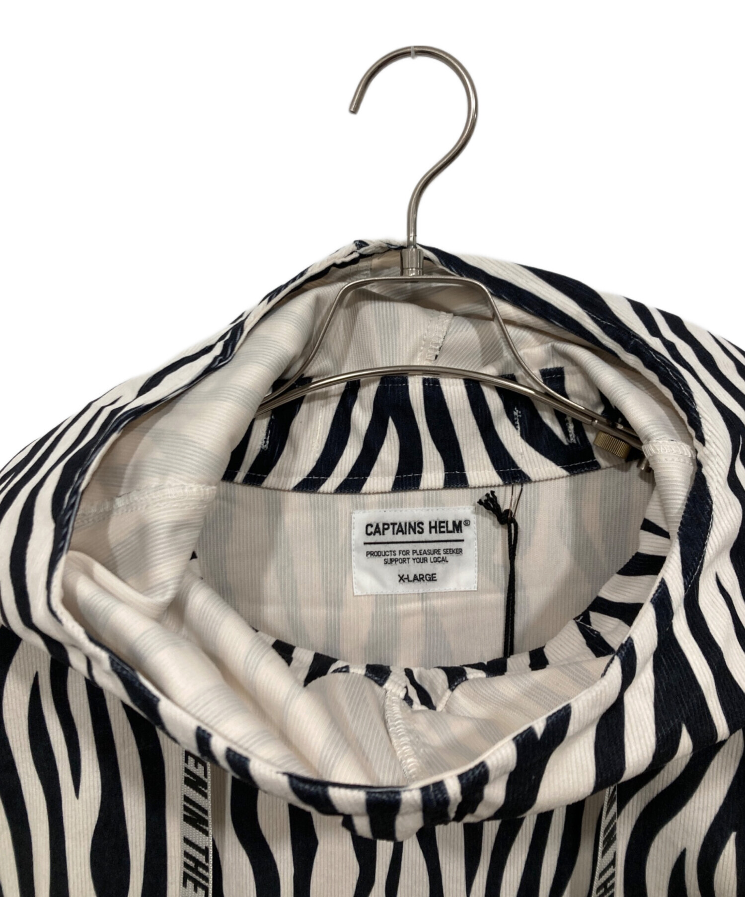 中古・古着通販】CAPTAINS HELM (キャプテンズヘルム) ゼブラ柄プル