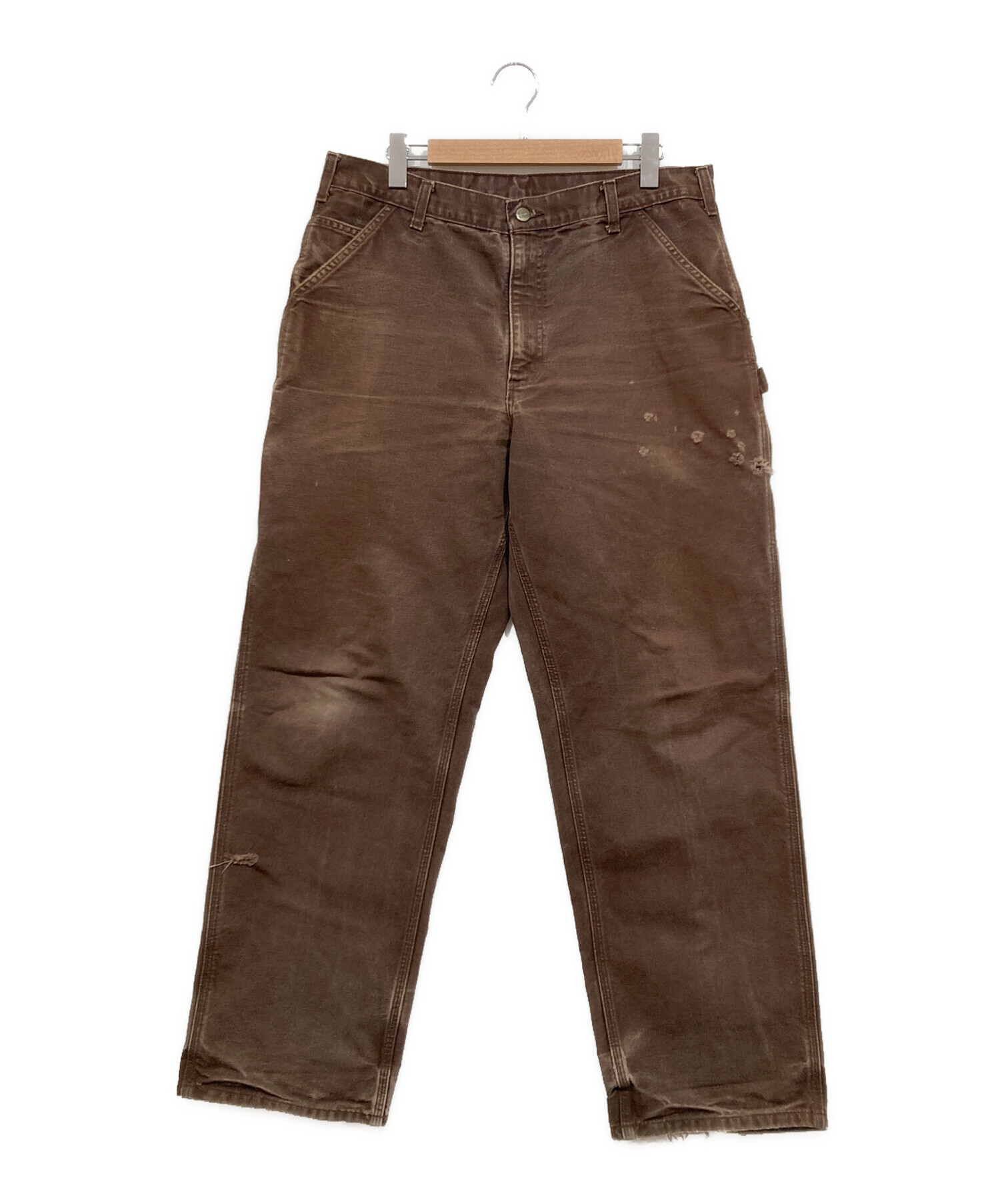 carhartt カーハート ペインターパンツ 古着　ビンテージ　ブラウン 34 中古・古着通販】CarHartt (カーハート) ダックペインターパンツ
