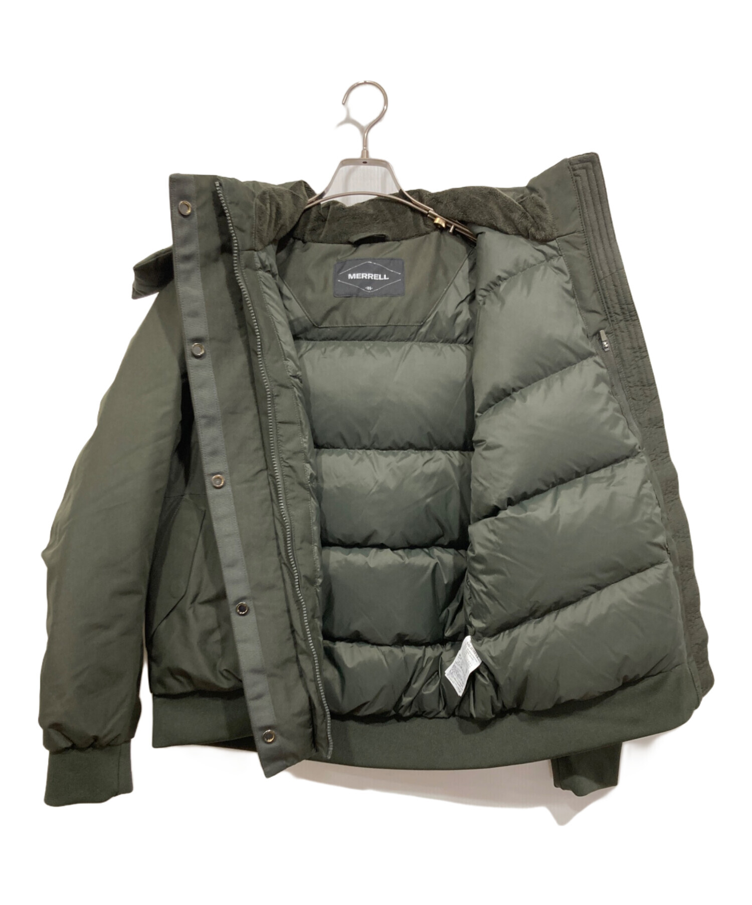 中古・古着通販】MERRELL (メレル) ダウンジャケット グリーン サイズ 