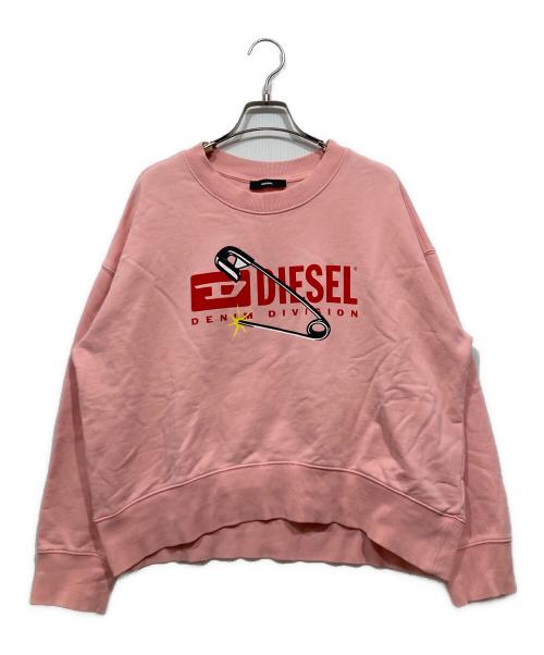 中古・古着通販】DIESEL (ディーゼル) プリントスウェット ピンク