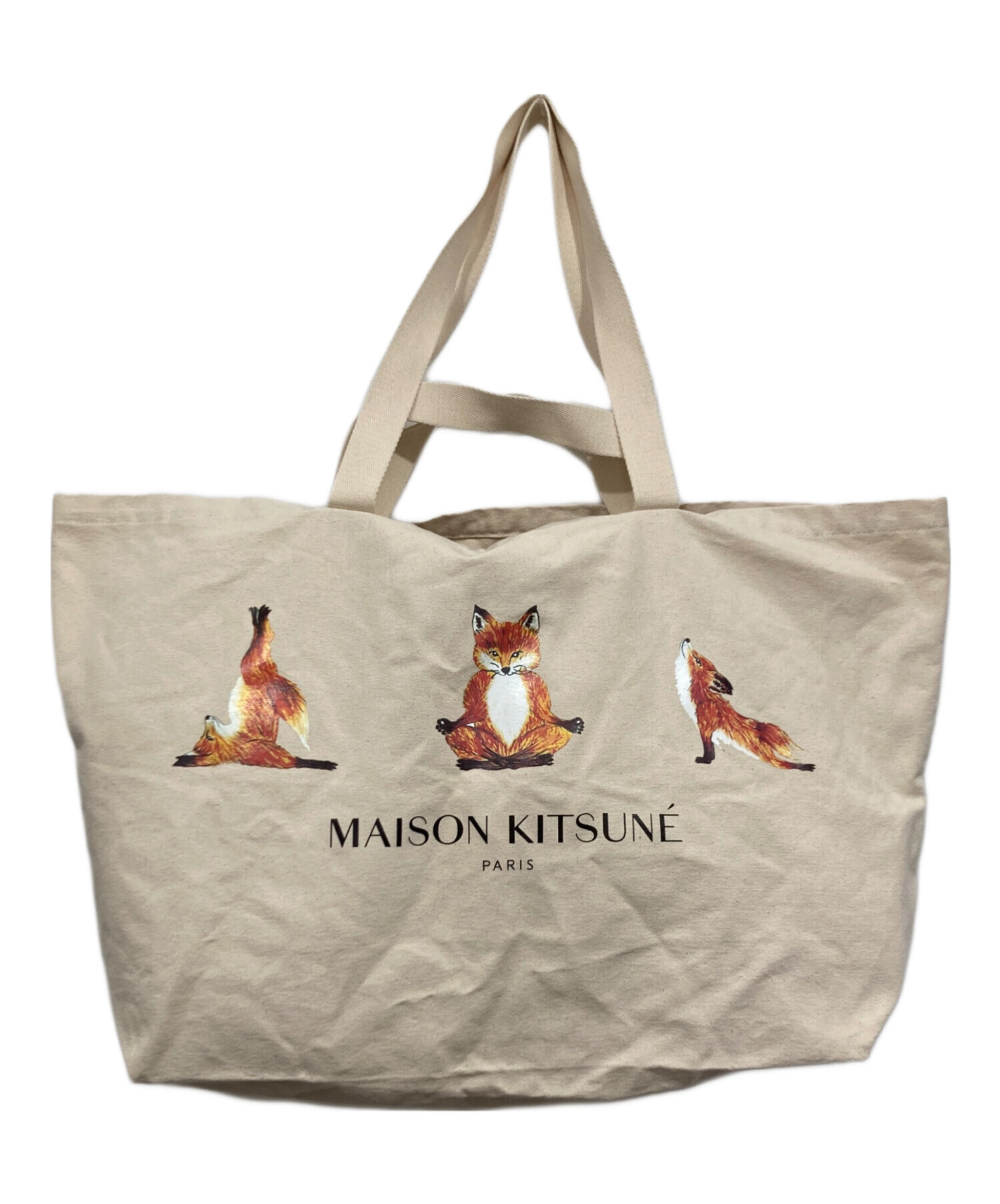 中古・古着通販】maison kitsune (メゾンキツネ) YOGA FOXES トート