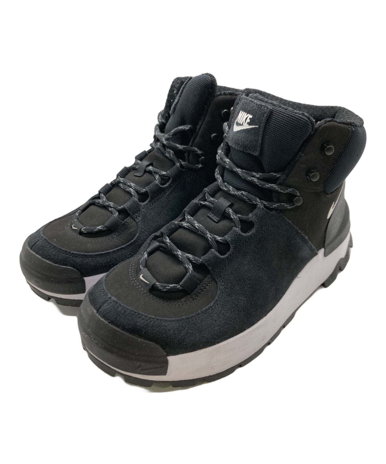 中古・古着通販】NIKE (ナイキ) ハイカットスニーカー ブラック サイズ 