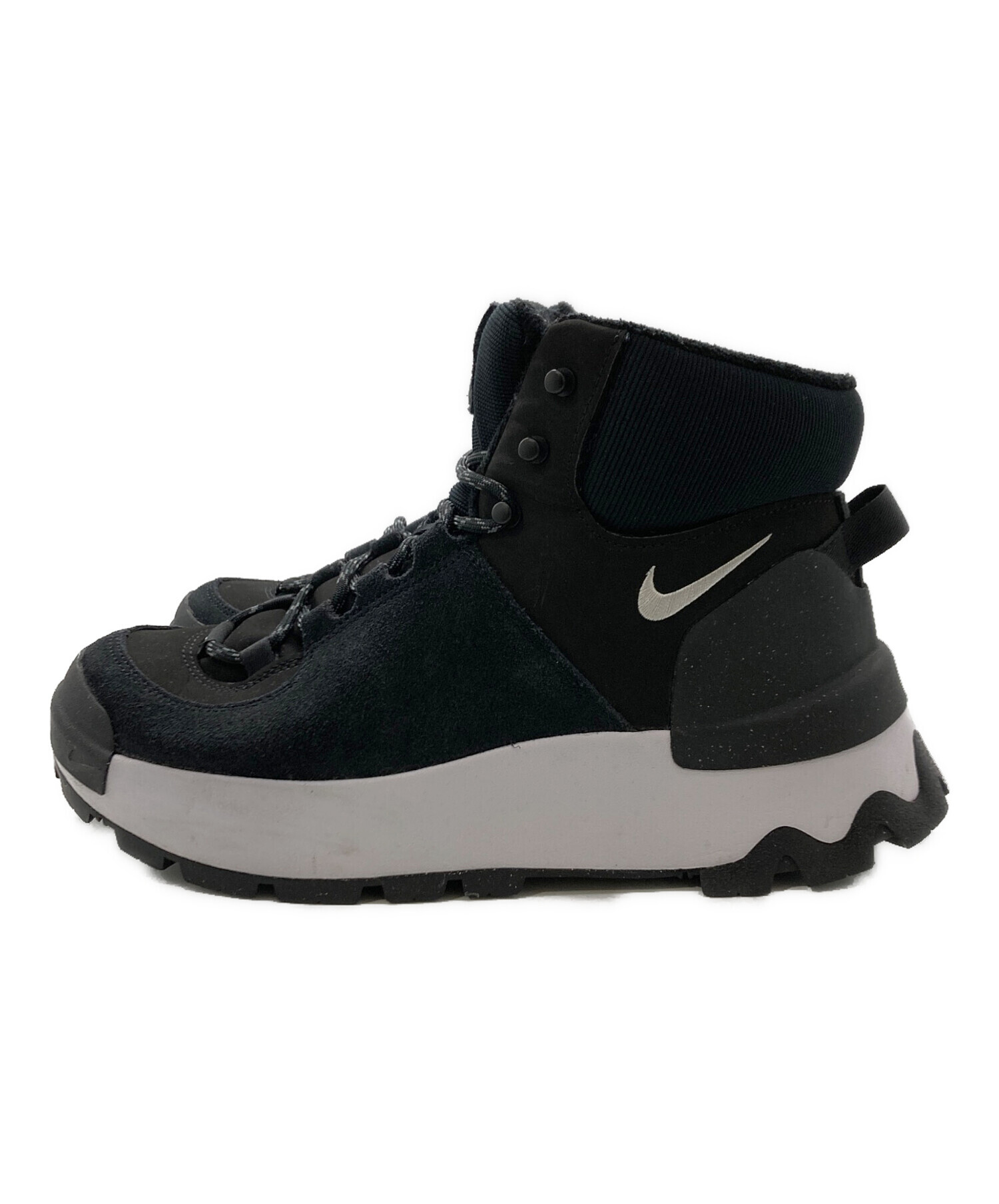 中古・古着通販】NIKE (ナイキ) ハイカットスニーカー ブラック サイズ 