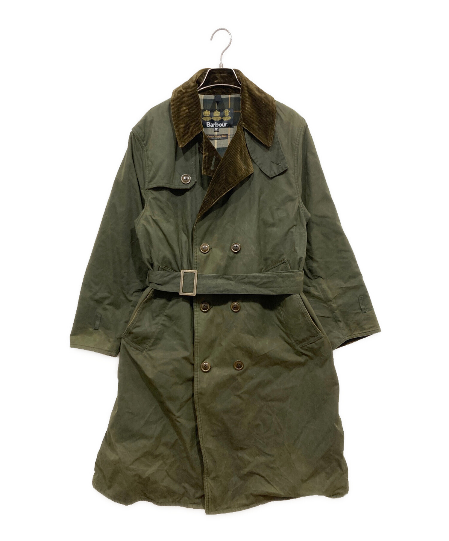 【Komo】Barbour トレンチコート 36サイズ オリーブ Komo】Barbour トレンチコート 36サイズ オリーブ Komo】Barbour