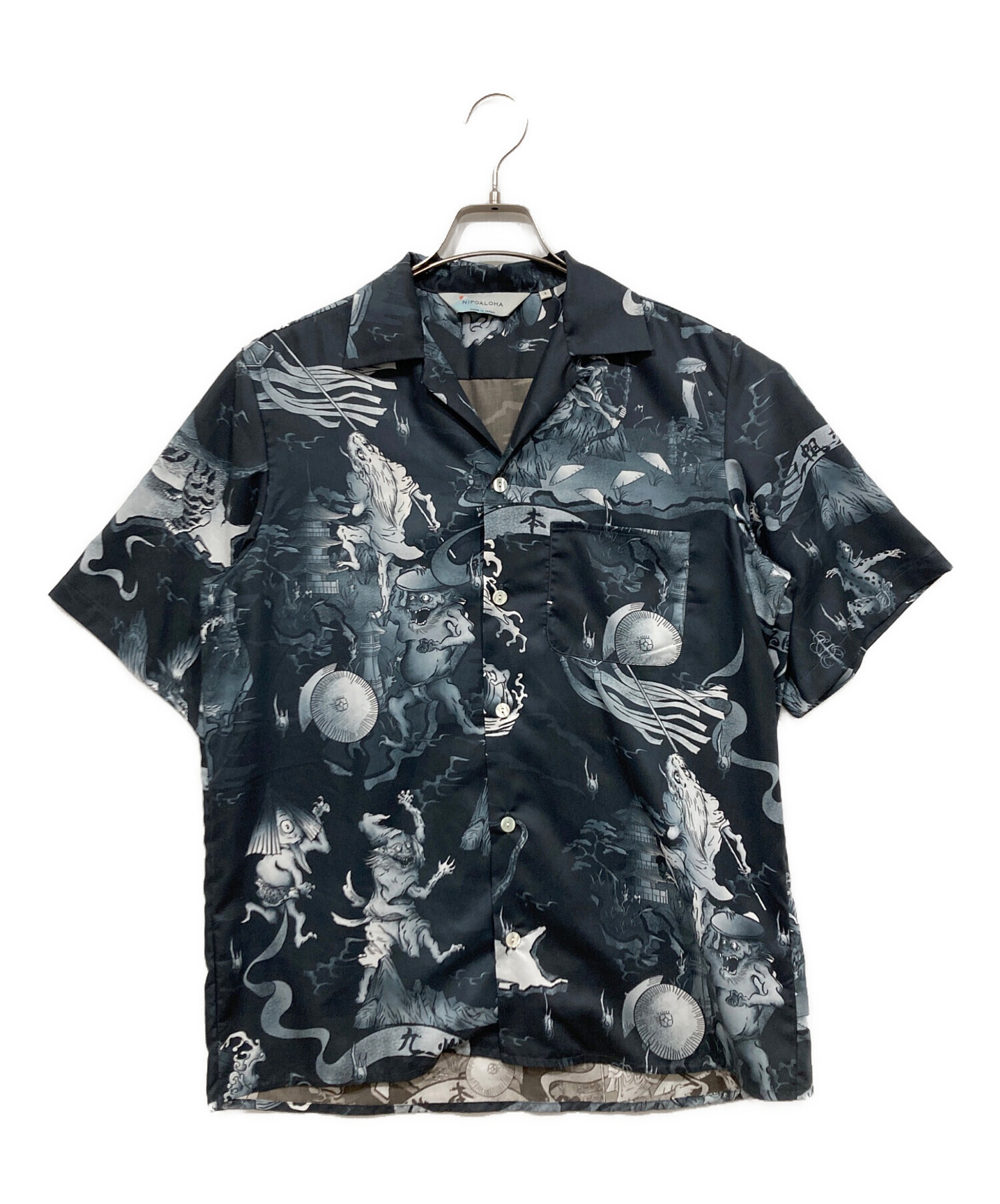 中古・古着通販】NIPOALOHA (二ポアロハ) アロハシャツ / EX.YOKAI MAP