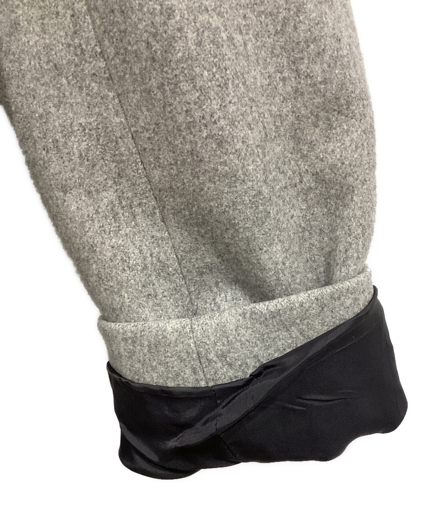 中古・古着通販】theory (セオリー) スタンドカラーコート グレー