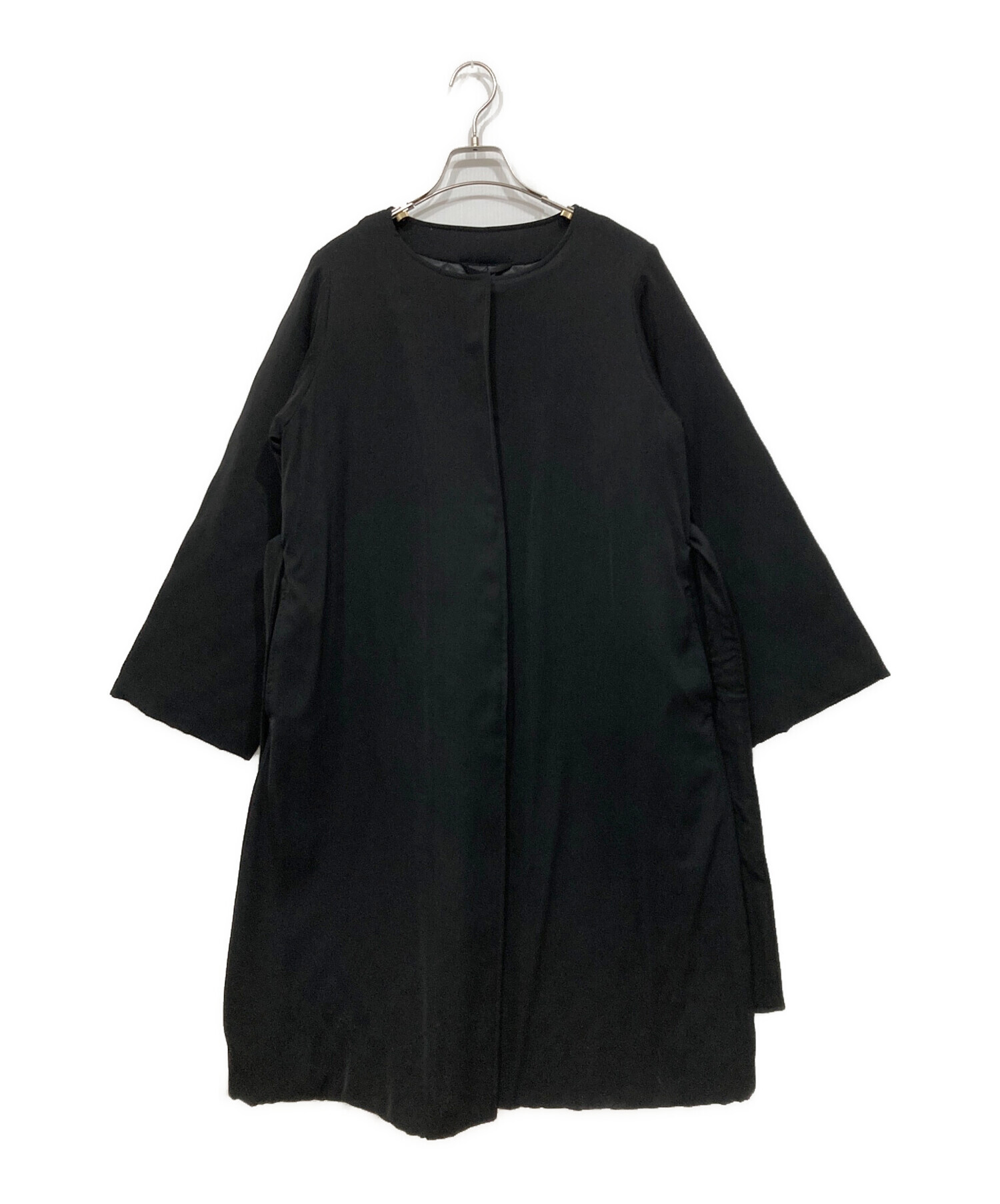 2月22日までの出品です。soejuソージュノーカラーコートネイビーほぼ未使用 2月22日までの出品です。soejuソージュノーカラーコートネイビーほぼ未