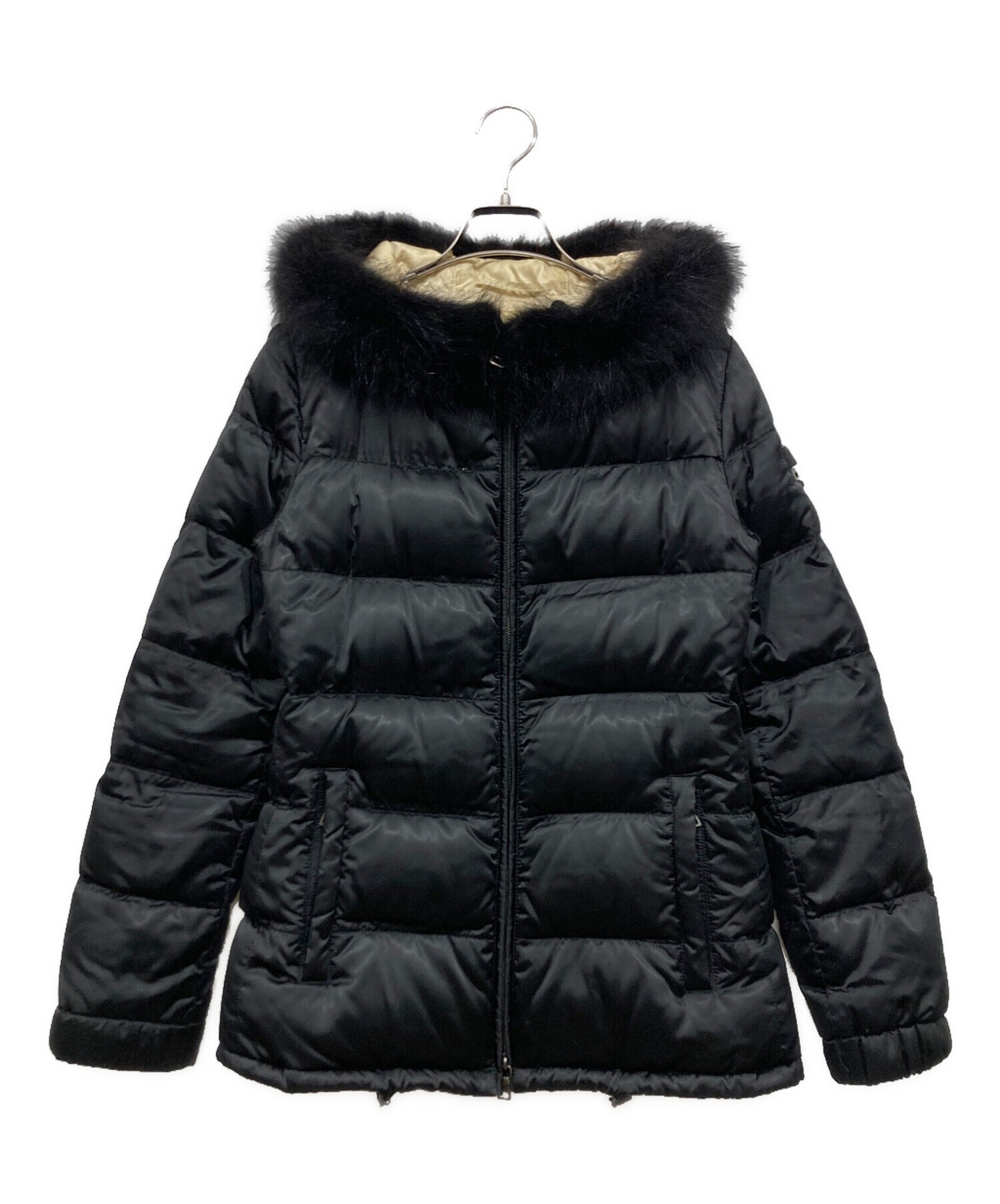 ジャケット・アウター Archive PRADA SPORT fur jacket black プラダスポーツ PRADA SPORT ファージャケット ブルゾン 毛皮 ジップ