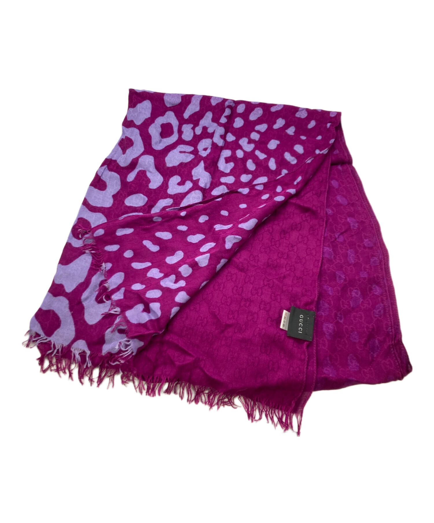 GUCCI グッチ ストール レディース 【古着】【中古】 中古・古着通販】GUCCI (グッチ) ストール パープル｜ブランド・古着