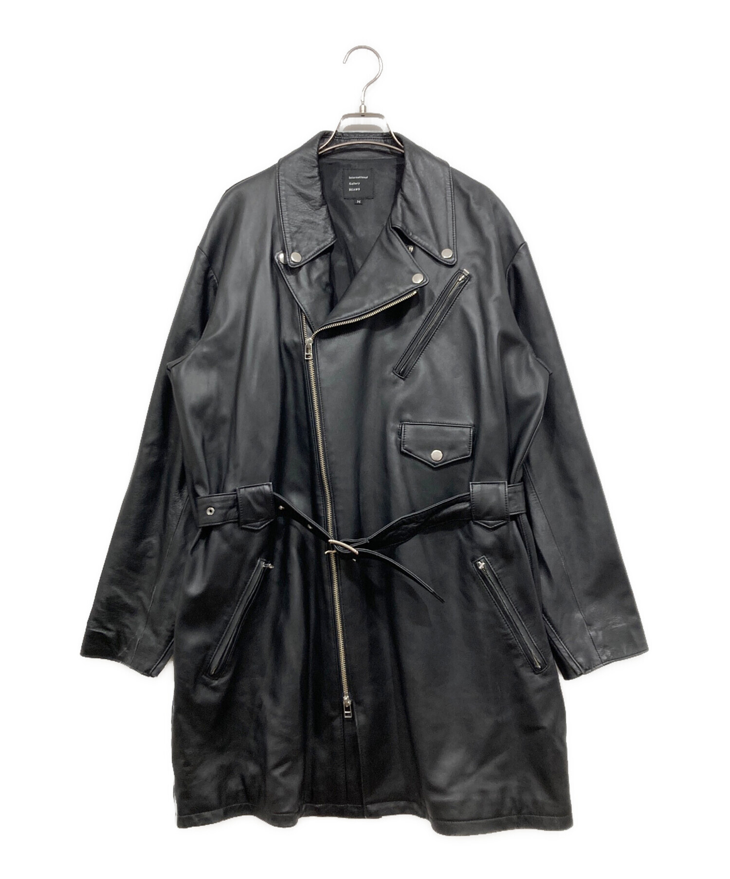 ヴィンテージ加工【インターナショナルギャラリービームス】シングルレザーライダース 中古・古着通販】International Gallery BEAMS (インターナショナル