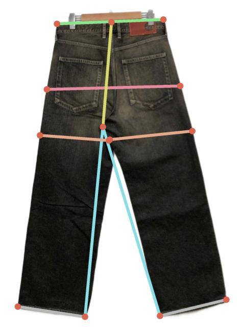 中古・古着通販】ENCOMING (インカミング) クラッシュリペアデニム