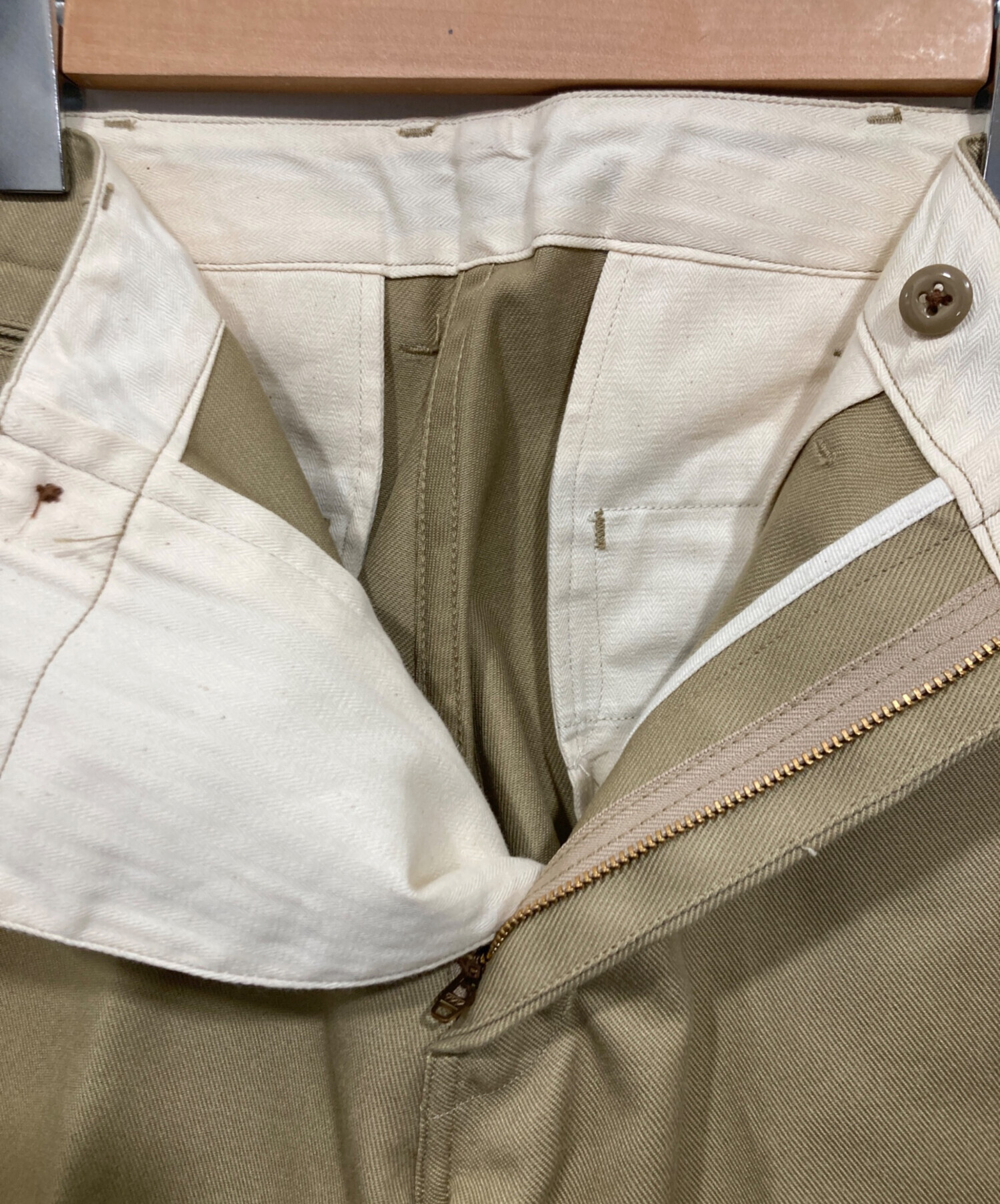 Sanca ベージュ チノパン サイズ3 Sanca ベージュ チノパン 9部丈 サイズ3 - メルカリ
