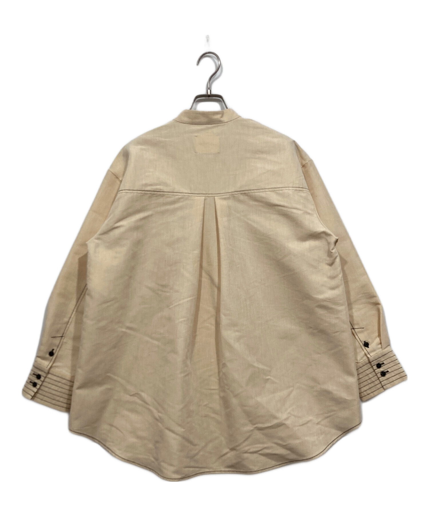 中古・古着通販】Ameri (アメリ) BRIGHT OVER SHIRT ベージュ サイズ 
