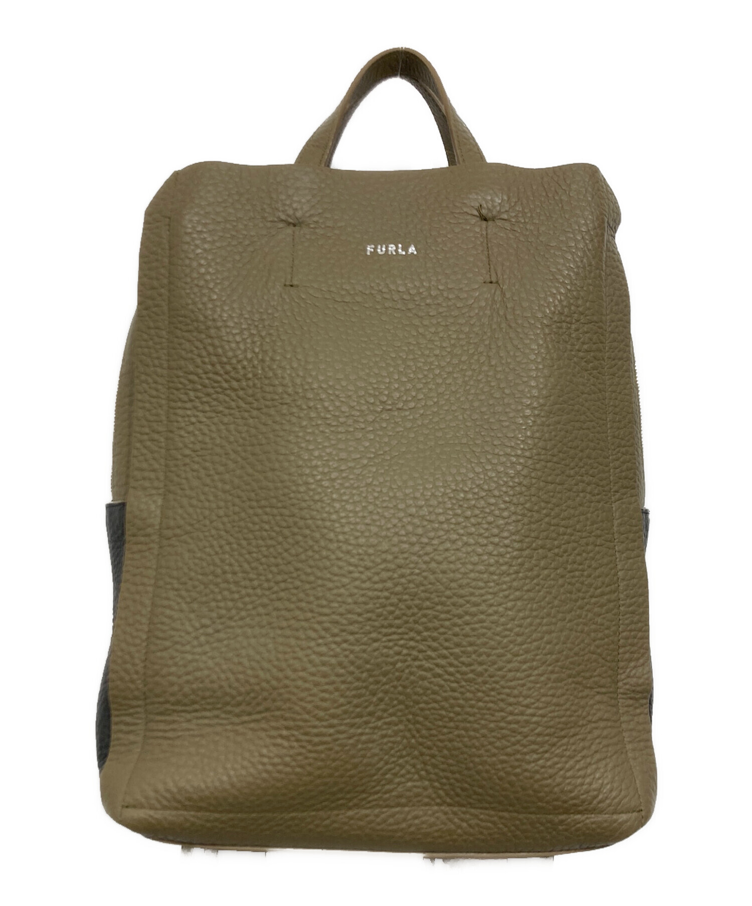 中古・古着通販】FURLA (フルラ) レザーバックパック ブラウン 