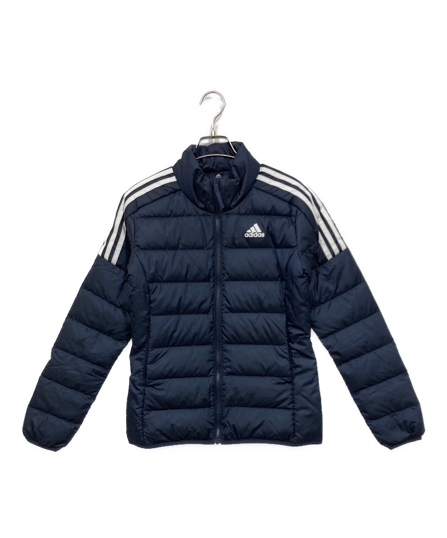 中古・古着通販】adidas (アディダス) ダウンジャケット ネイビー 