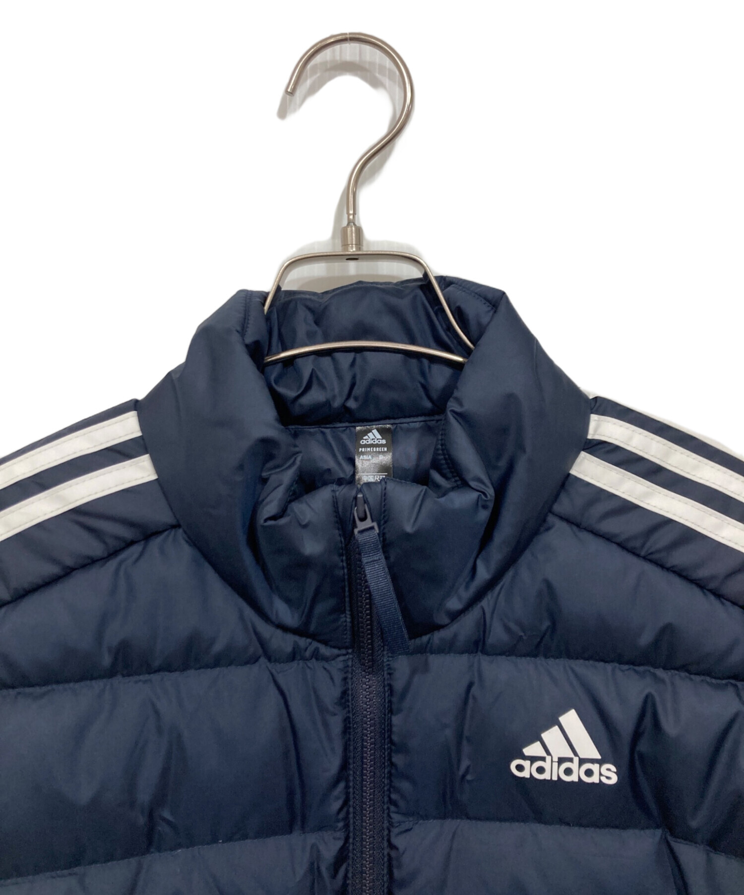 中古・古着通販】adidas (アディダス) ダウンジャケット ネイビー