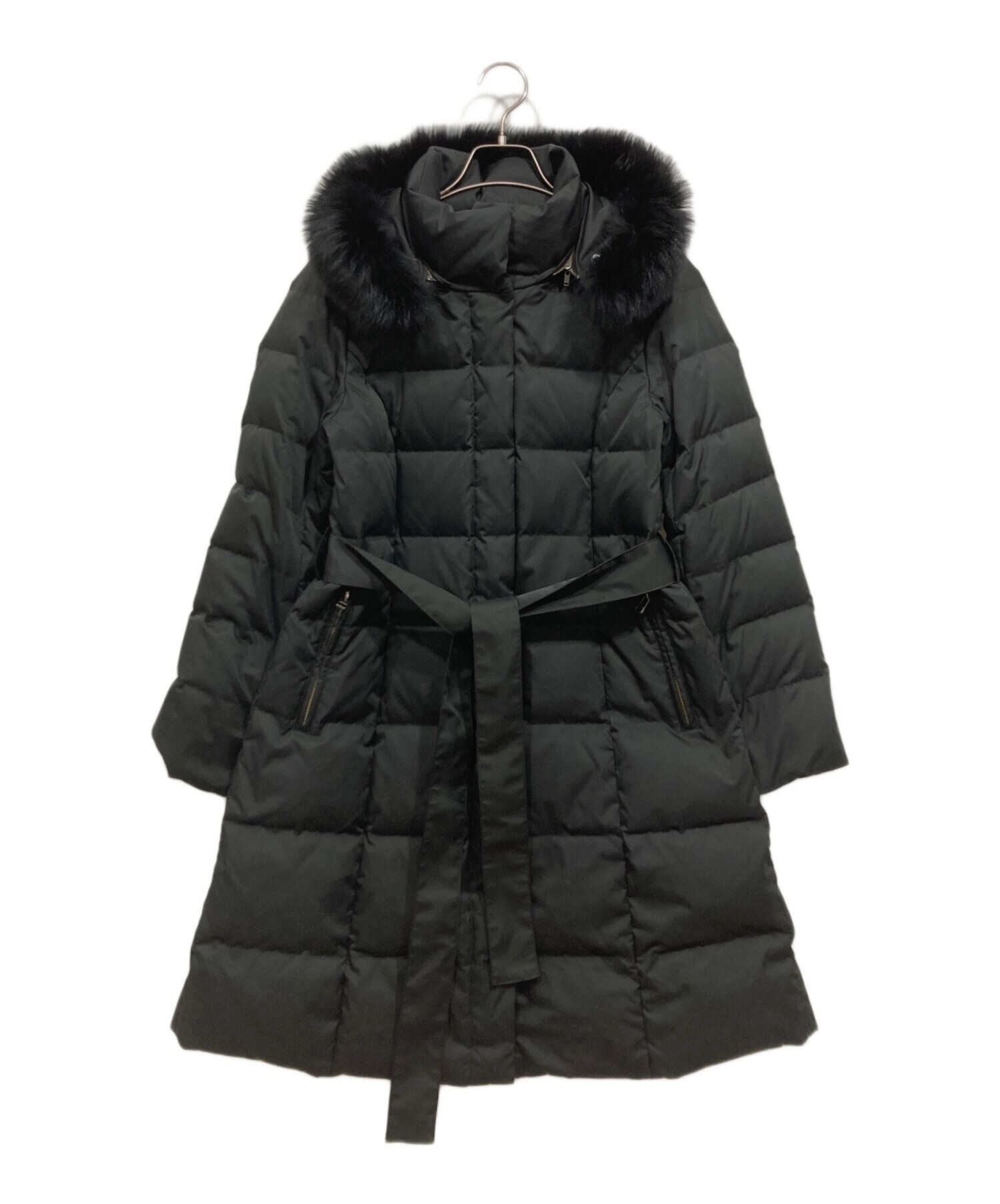【訳有新品タグ付き】ketty luxury　ダウンコート　ブルーフォックス Ketty luxury ダウンコート ブルーフォックス ロング ピンクベージュ