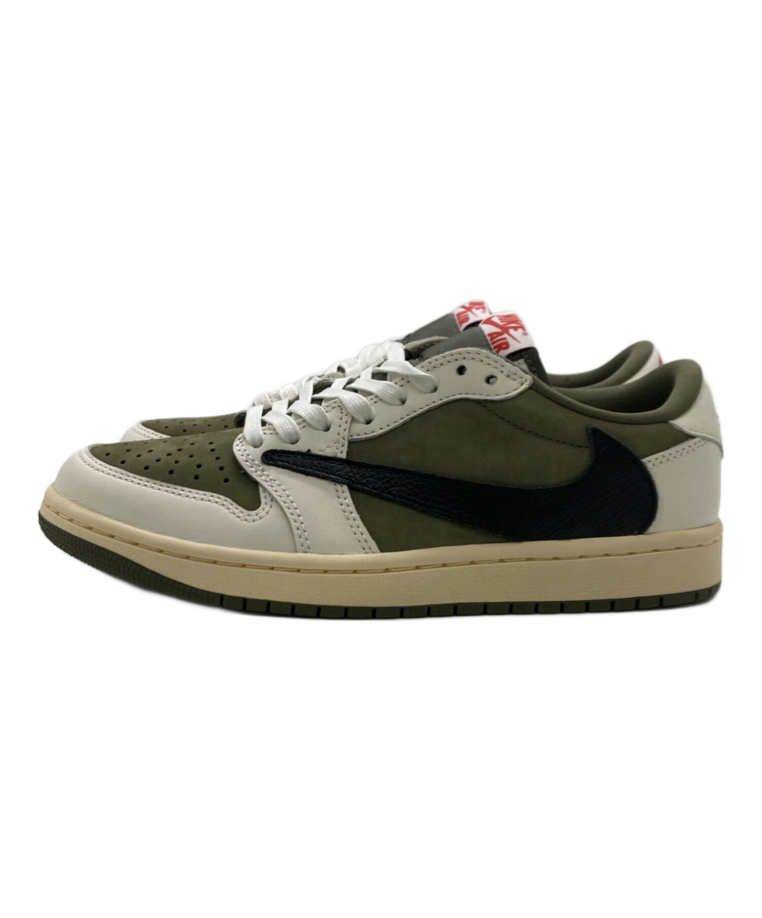 Travis Scott × Nike aj1 リバースオリーブ 【中古】 中古・古着通販】NIKE (ナイキ) Travis Scott × Nike Air Jordan 1 Low