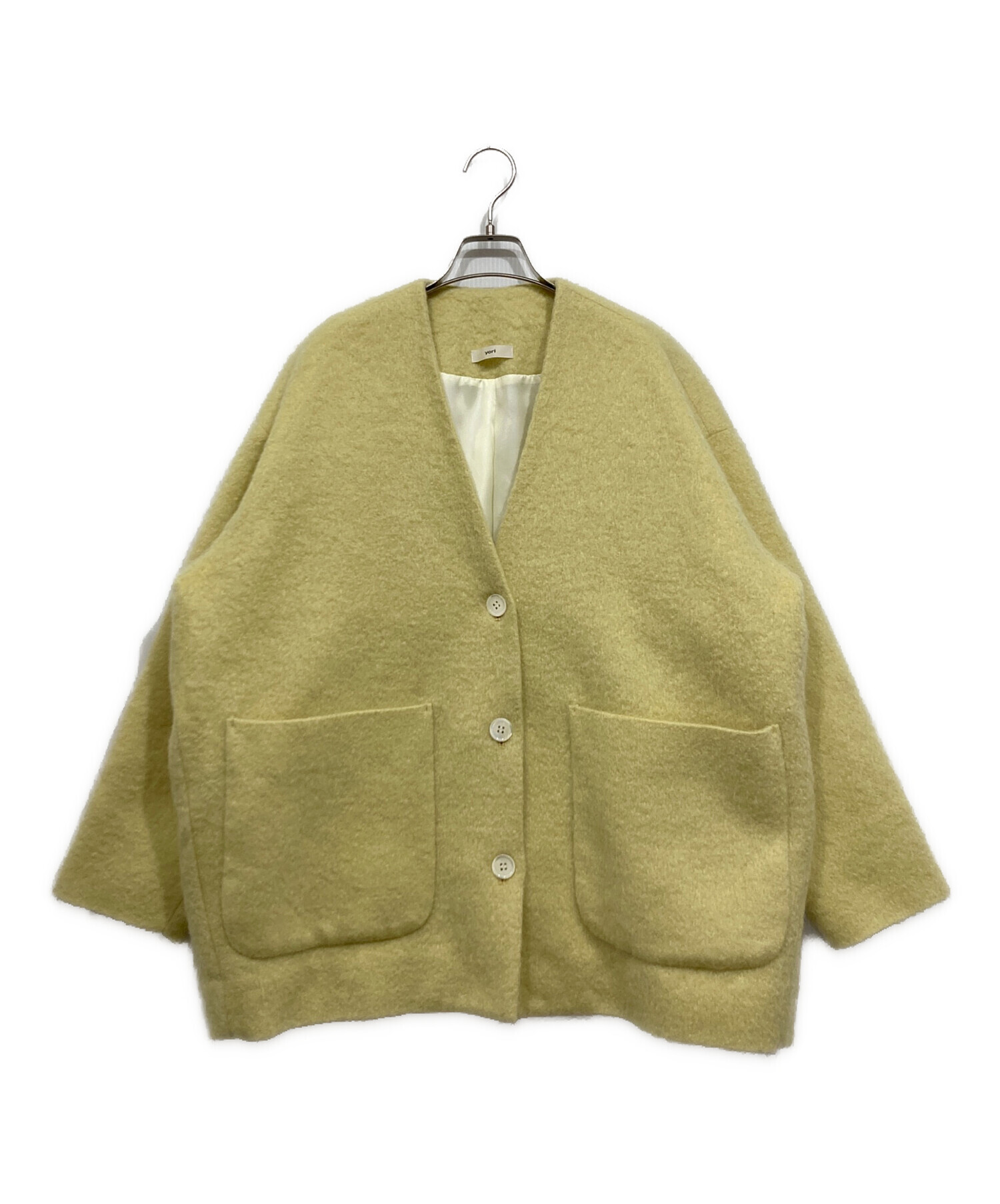 中古・古着通販】YORI (ヨリ) ウールモヘアシャギージャケット