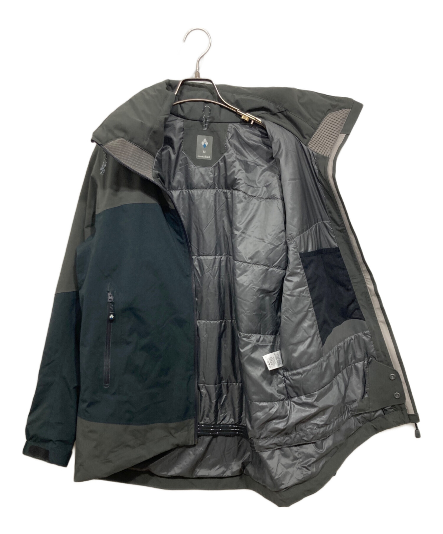 中古・古着通販】mont-bell (モンベル) シャルモパーカ グレー サイズ