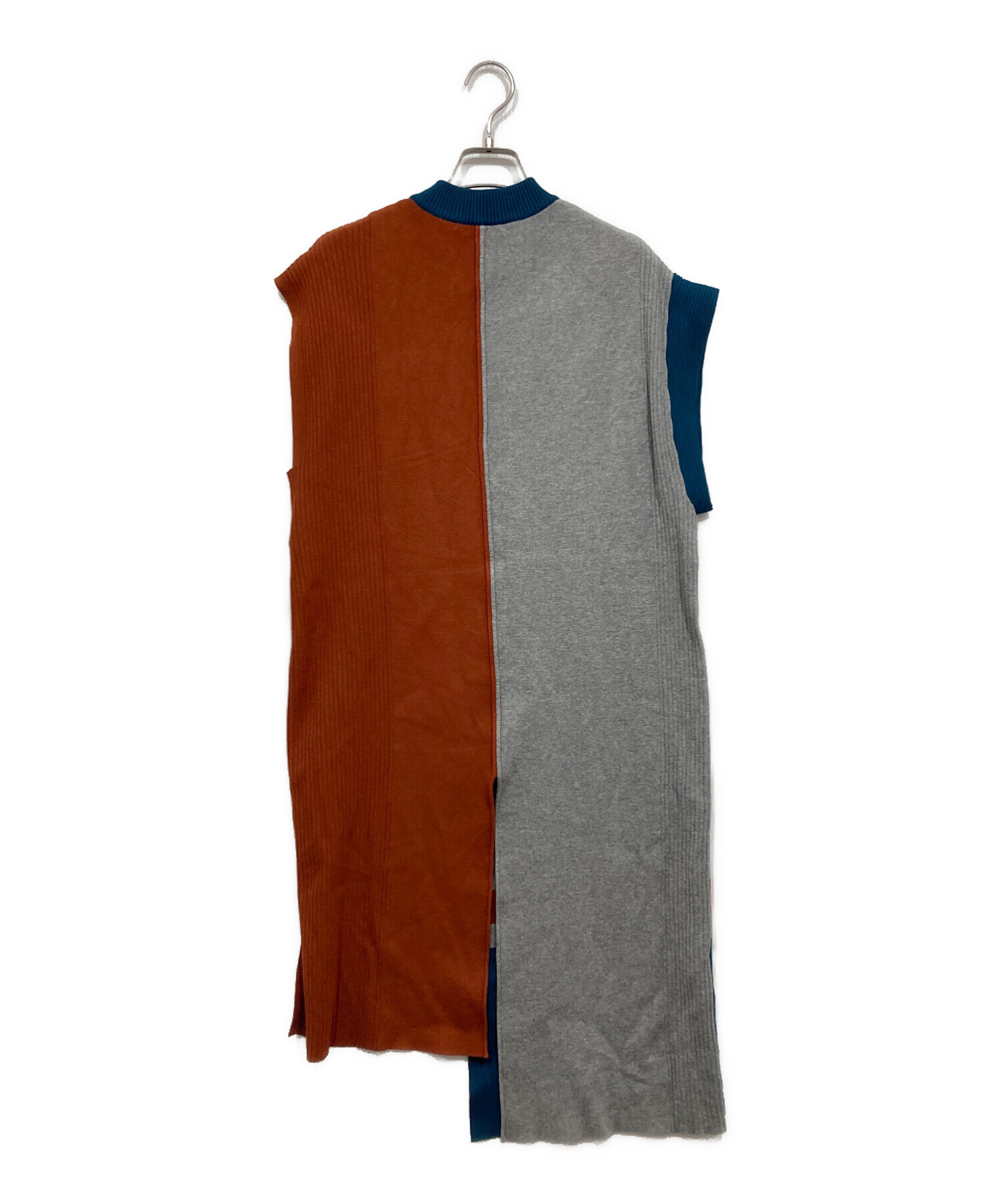 中古・古着通販】UN3D. (アンスリード) アシメロングニットベスト