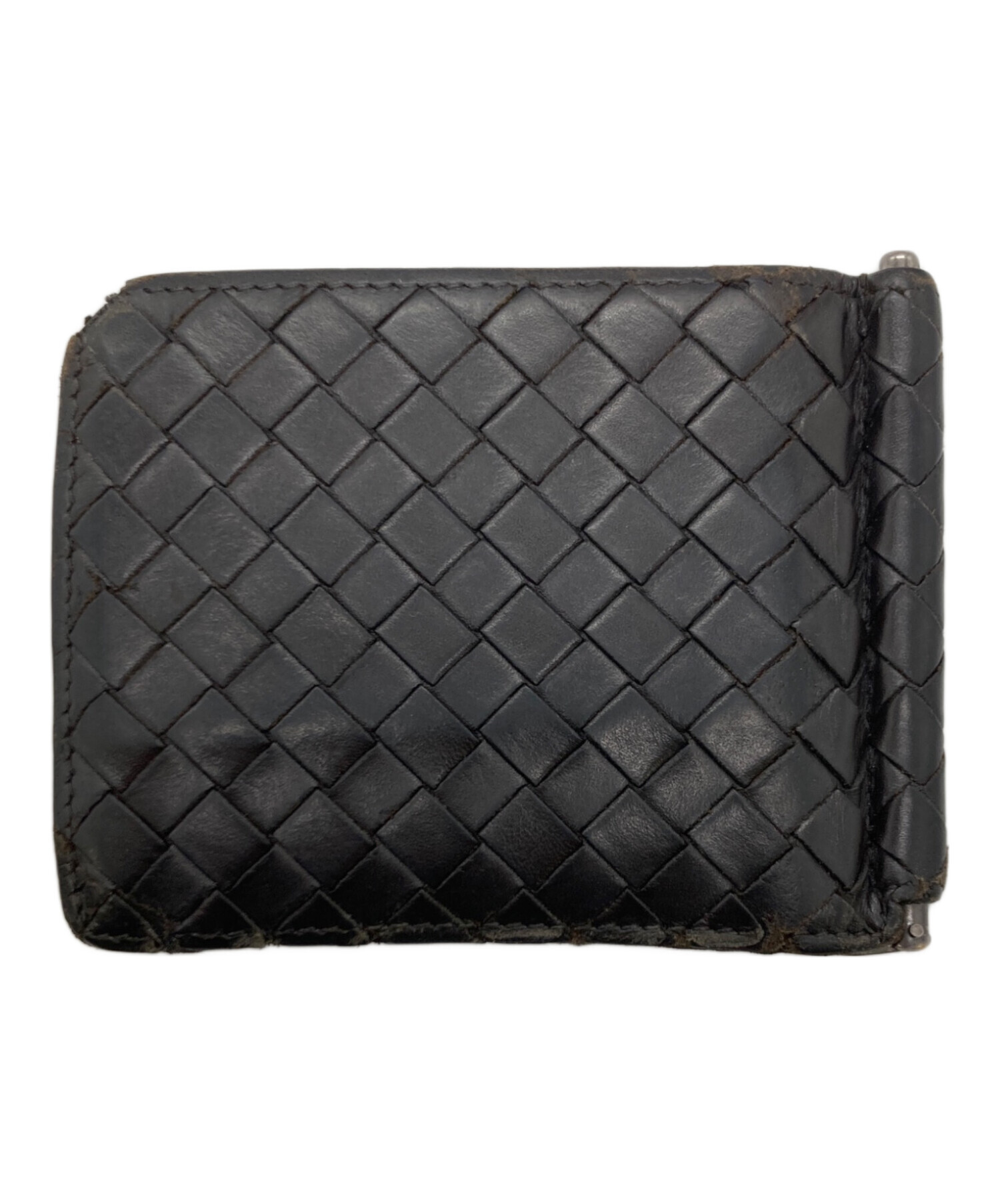 【新品未使用】BOTTEGA VENETA ブラックマネークリップ 中古・古着通販】BOTTEGA VENETA (ボッテガベネタ) マネークリップ