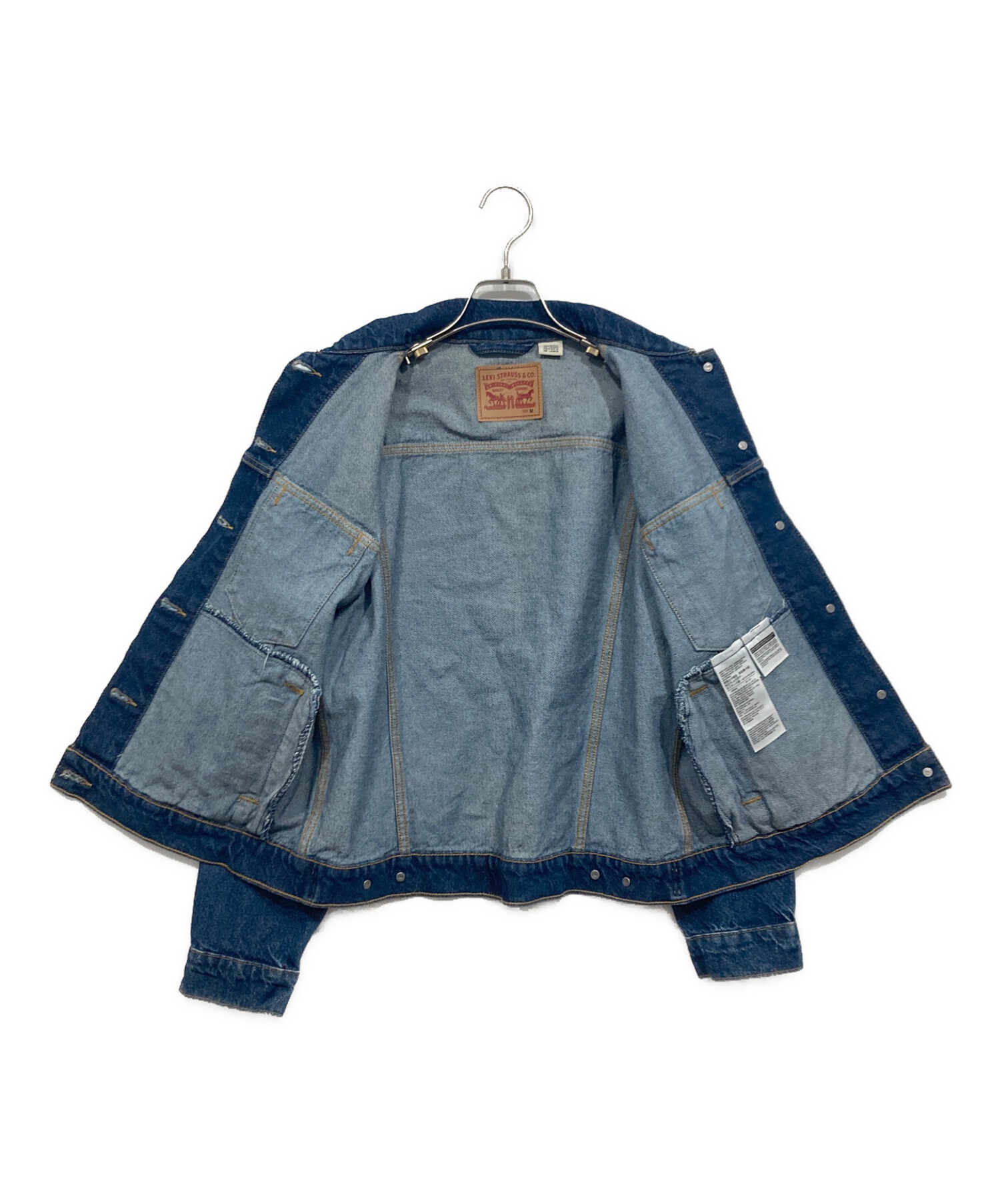 中古・古着通販】LEVI'S (リーバイス) デニムジャケット ブルー サイズ