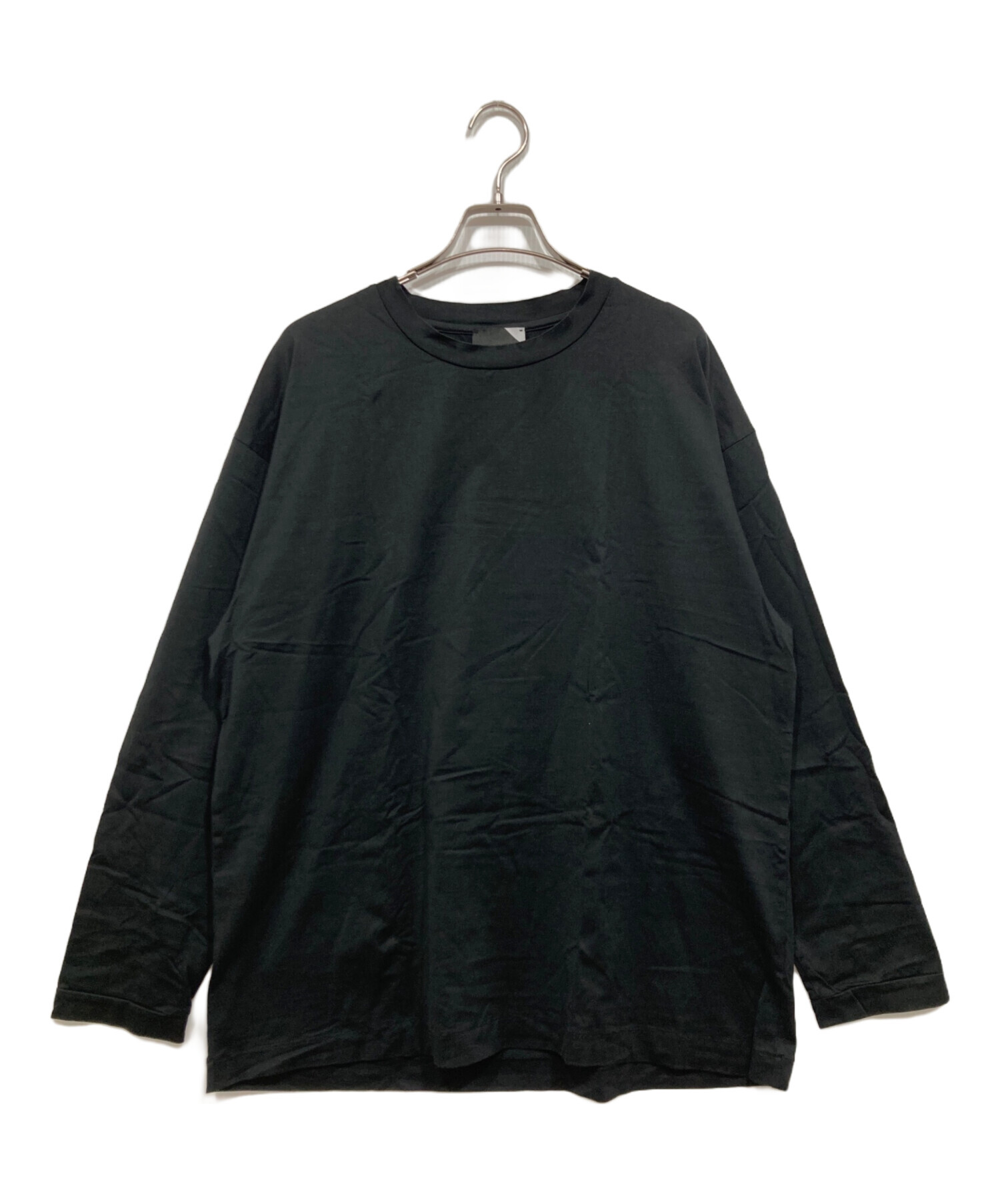 中古・古着通販】ATON (エイトン) ロングスリーブカットソー ブラック 