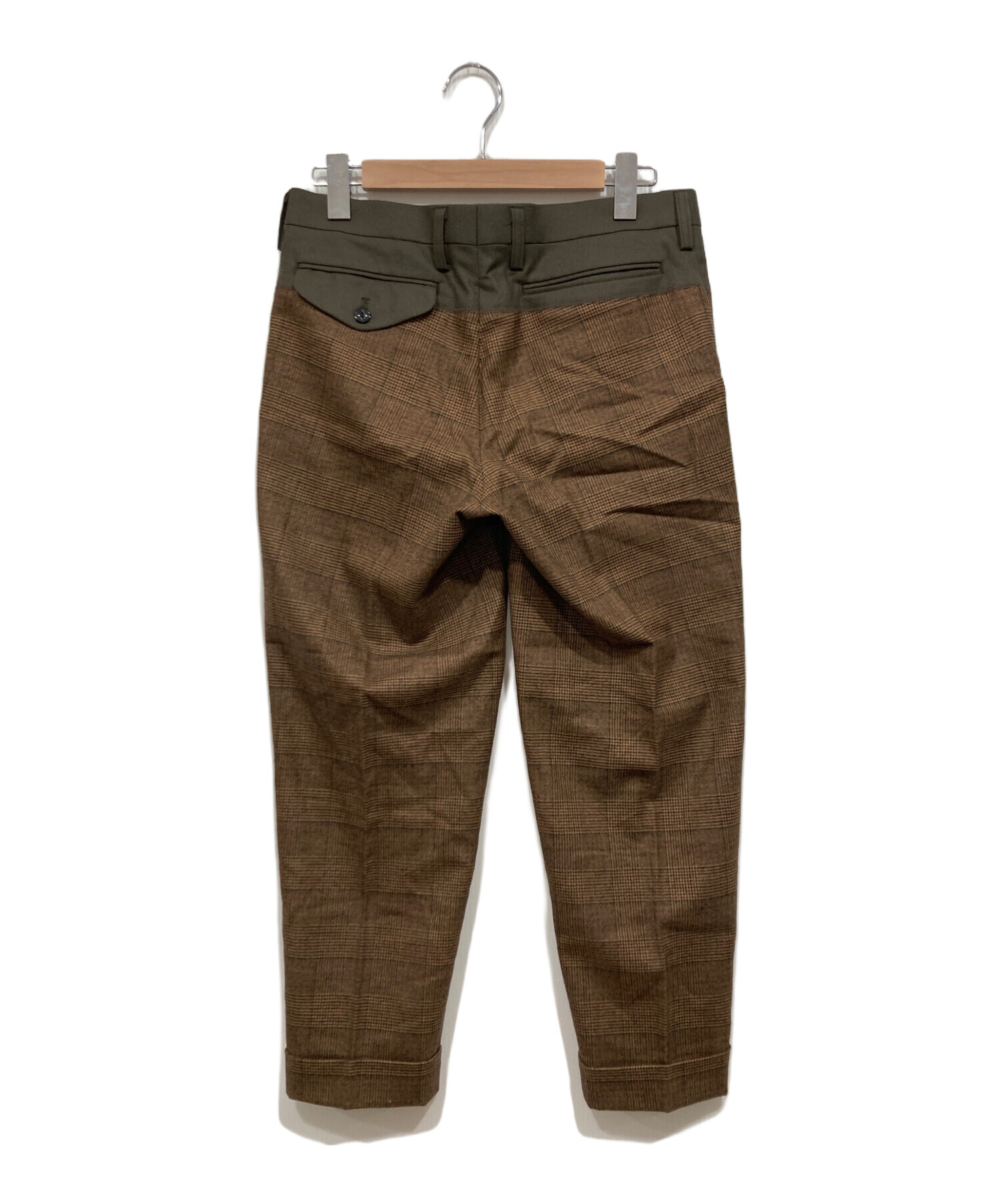 中古・古着通販】KOLOR (カラー) フランネルチェック 切替 テーパード