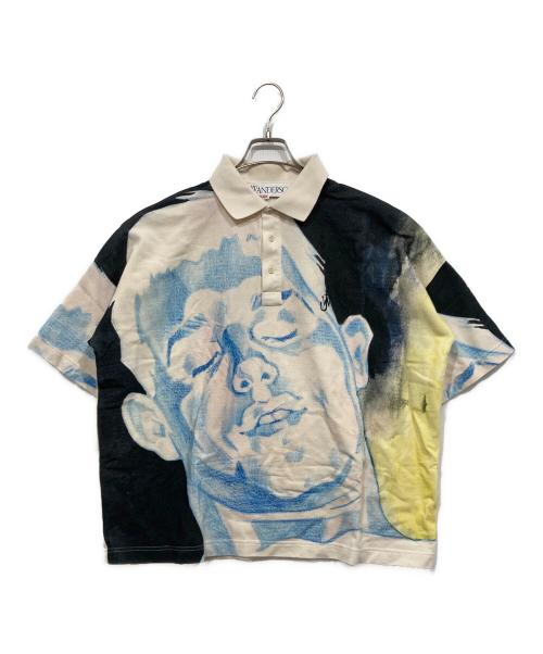 JW Anderson ジェイダブリューアンダーソン ポロシャツ S 青 【古着】【中古】【送料無料】 中古・古着通販】J.W.ANDERSON (ジェイダブリューアンダーソン