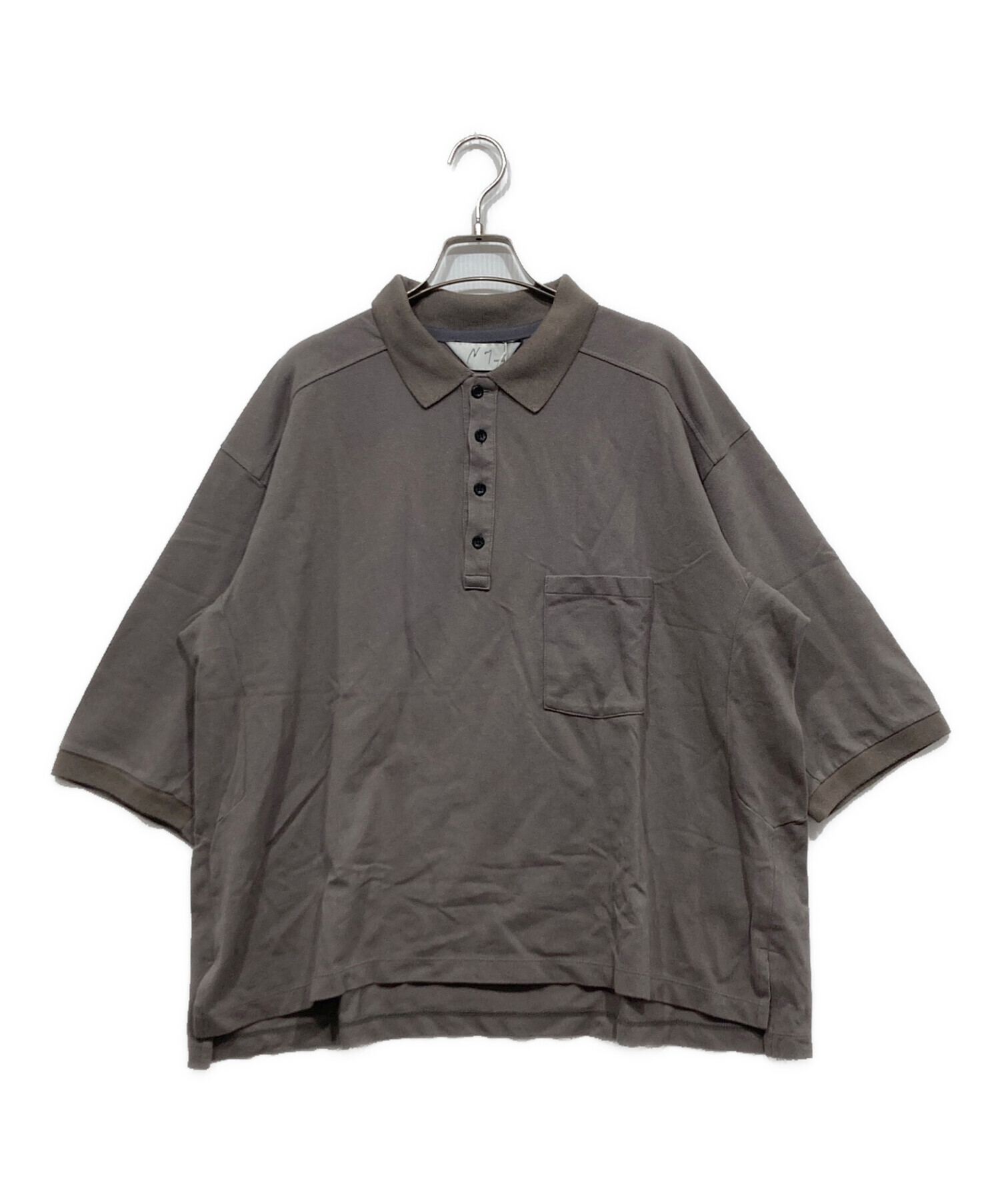 【中古】ancellm ポロシャツ 2 グレー 中古・古着通販】ANCELLM (アンセルム) ポロシャツ / S/S POLO SHIRT