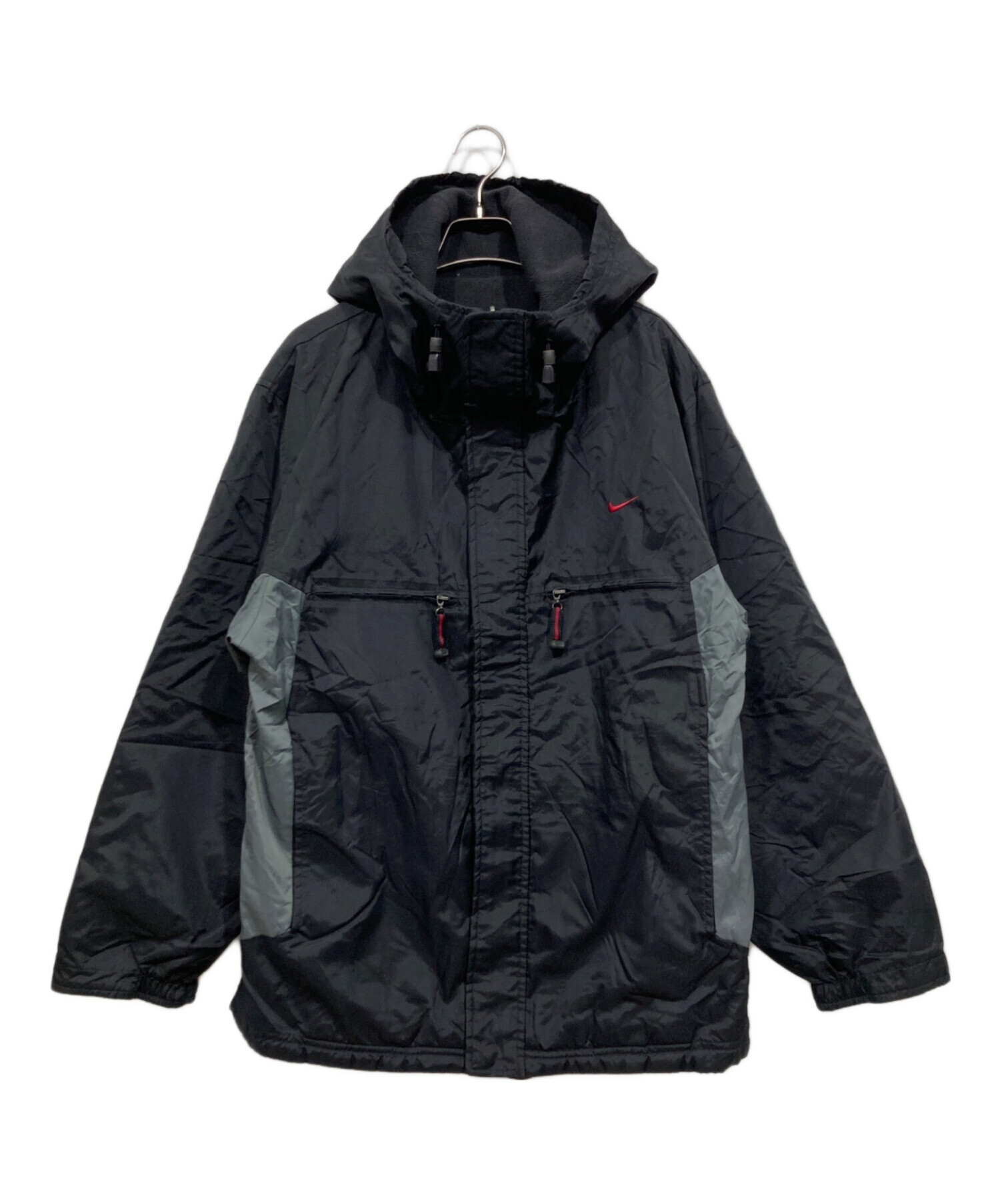 中古・古着通販】NIKE (ナイキ) リバーシブルジャケット ブラック