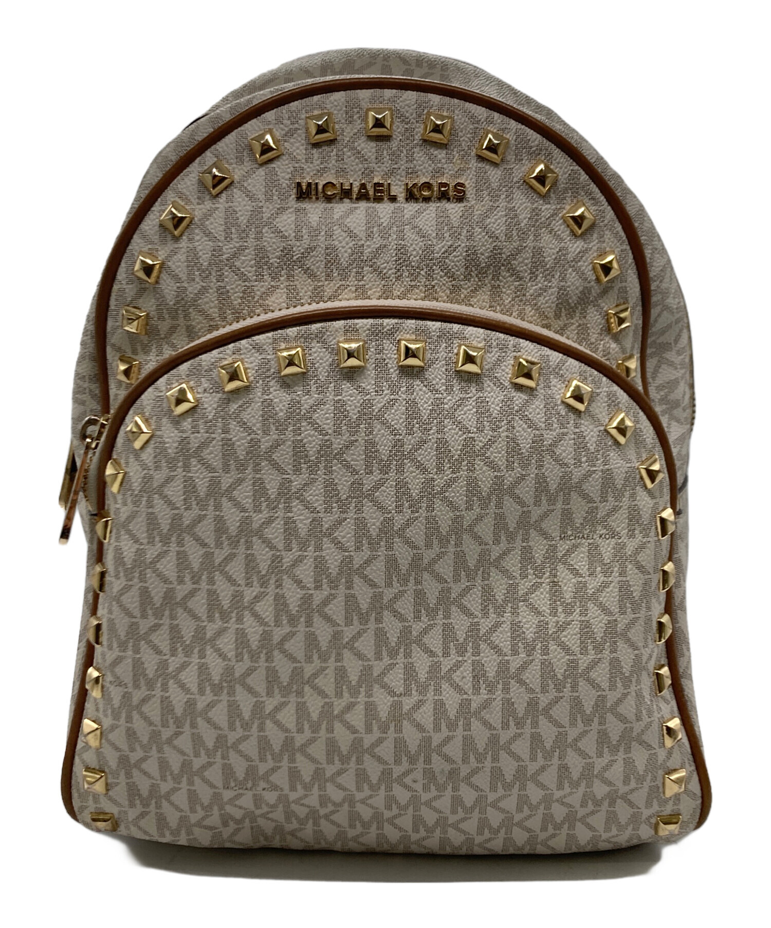 中古・古着通販】MICHAEL KORS (マイケル・コース) スタッズ付リュック 