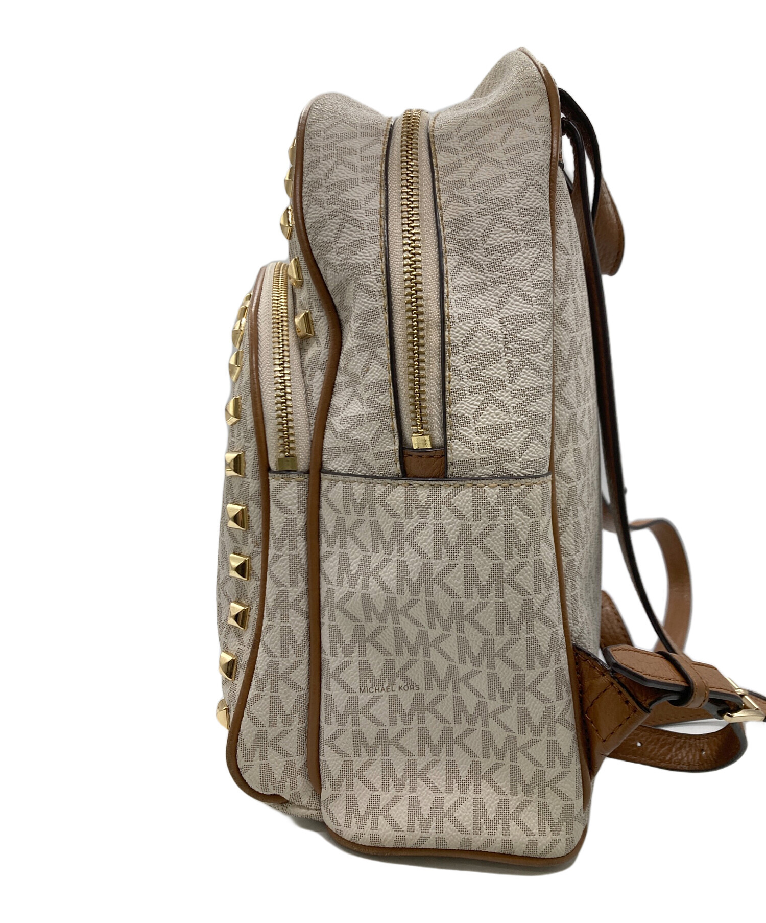 中古・古着通販】MICHAEL KORS (マイケル・コース) スタッズ付リュック 