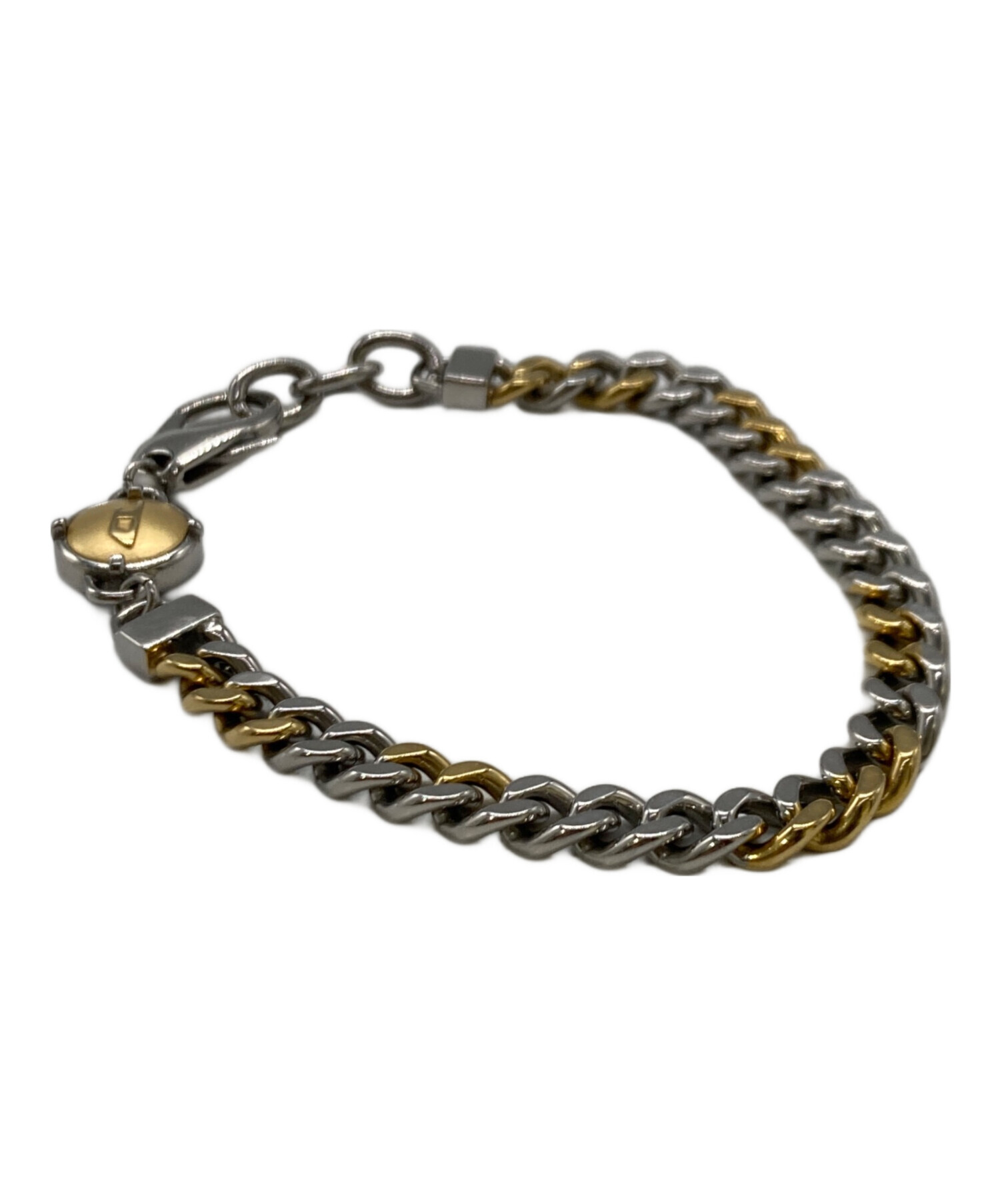 中古・古着通販】DIESEL (ディーゼル) チェーンブレスレット シルバー