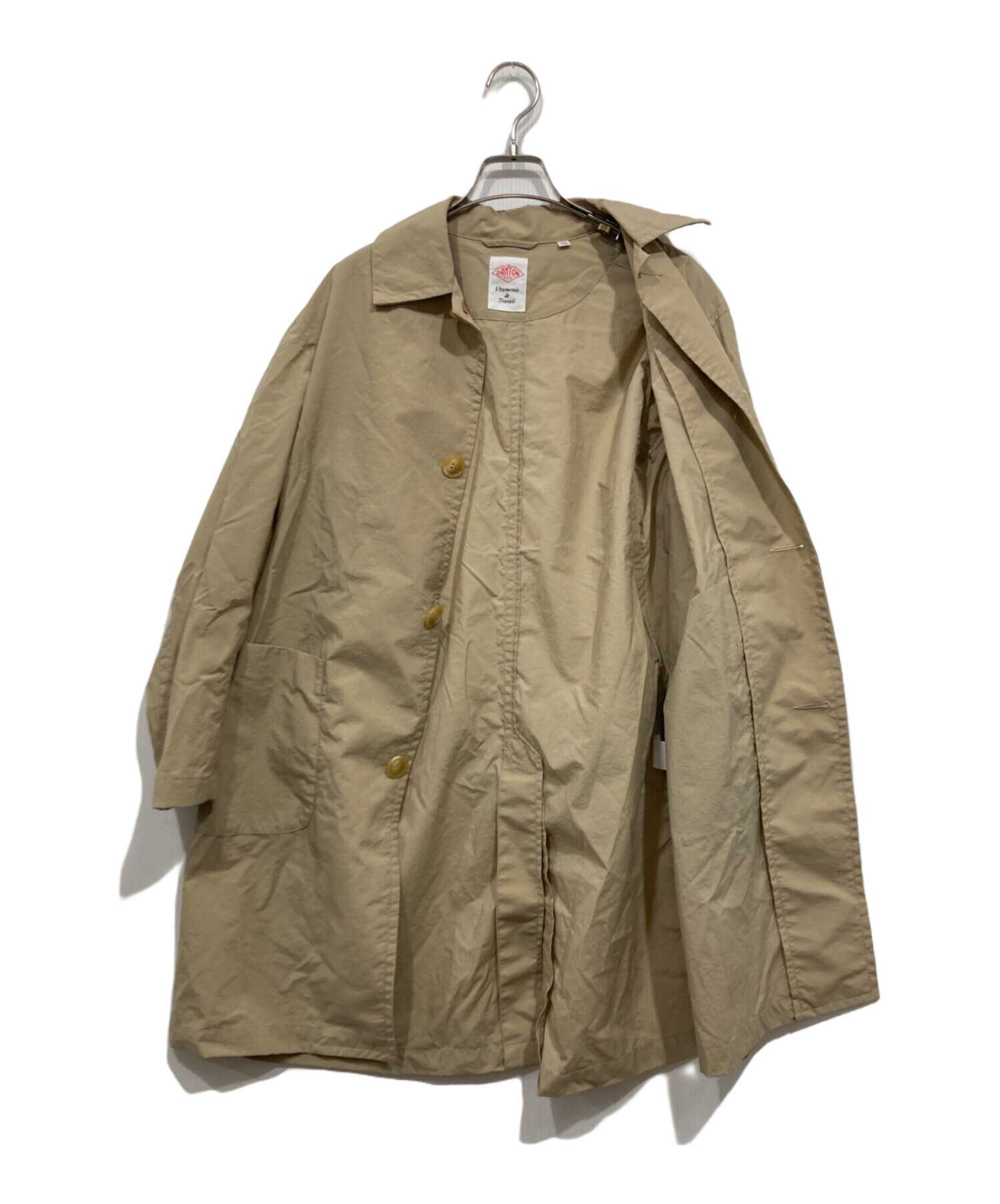 中古・古着通販】DANTON (ダントン) ステンカラーコート ベージュ