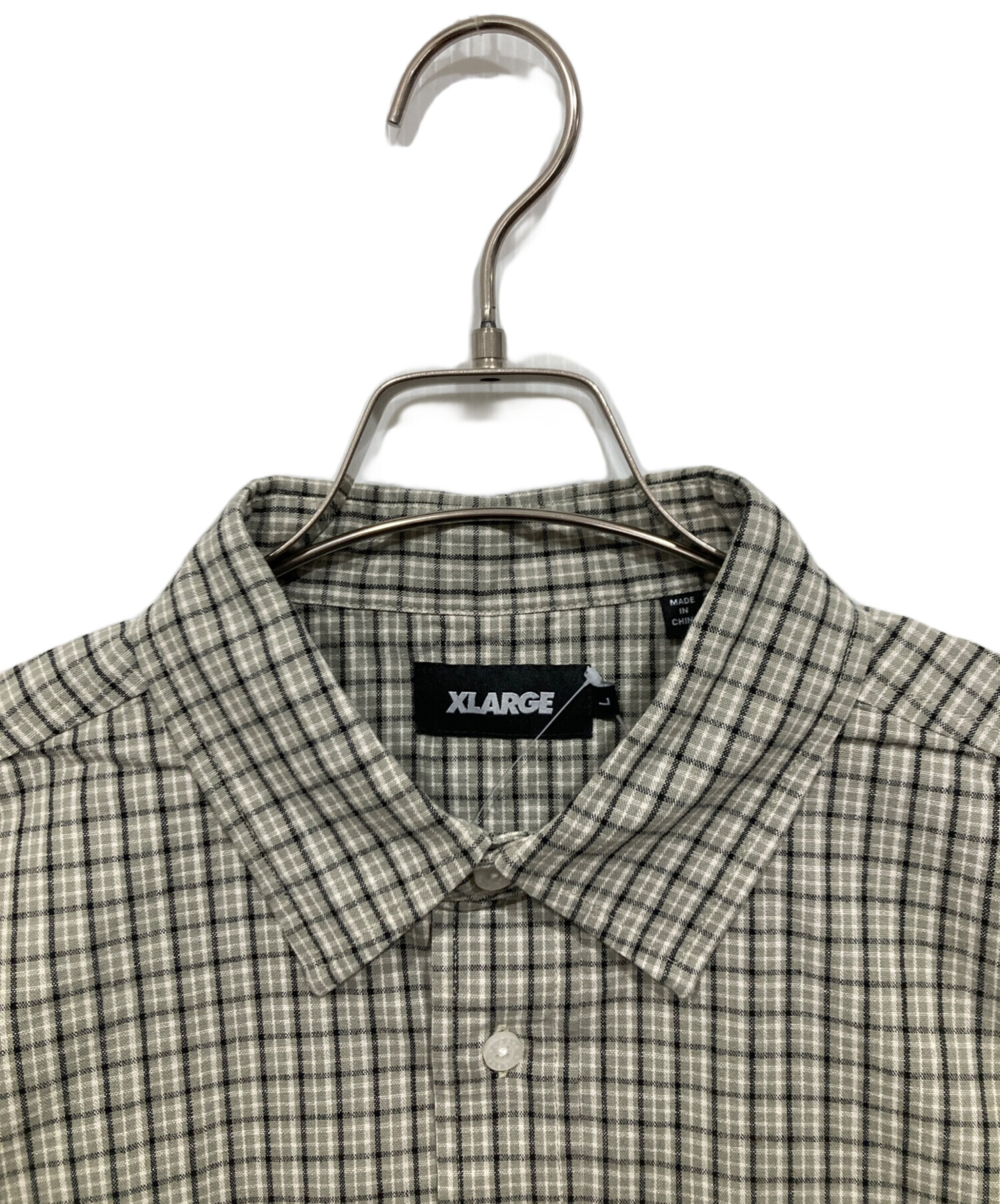 中古・古着通販】X-LARGE (エクストララージ) PLAID 長袖 チェック