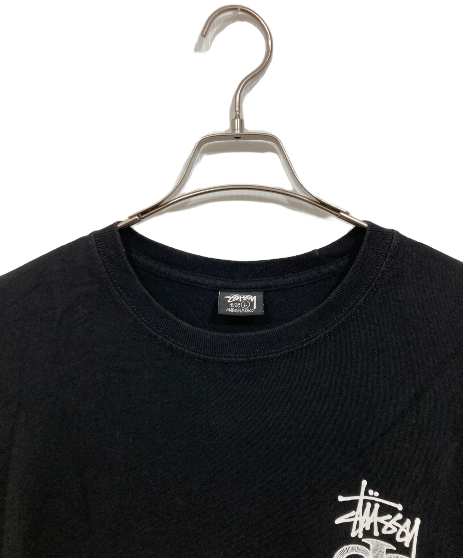 ☆古着　STUSSY　ステューシー　黒　Tシャツ　サイズ：Ｌ　中古品 中古・古着通販】stussy (ステューシー) Tシャツ ブラック サイズ:L