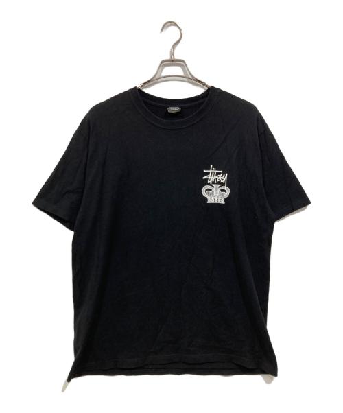 中古・古着通販】stussy (ステューシー) プリントTシャツ ブラック