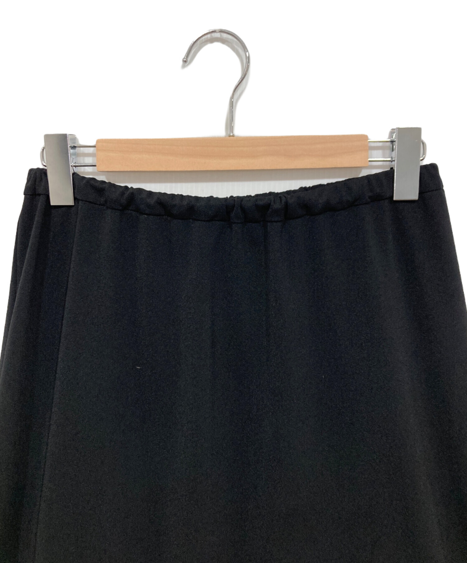 Plage jersey スカート 38 新品未使用タグ付き 中古・古着通販】Plage (プラージュ) Jersey スカート ブラック サイズ