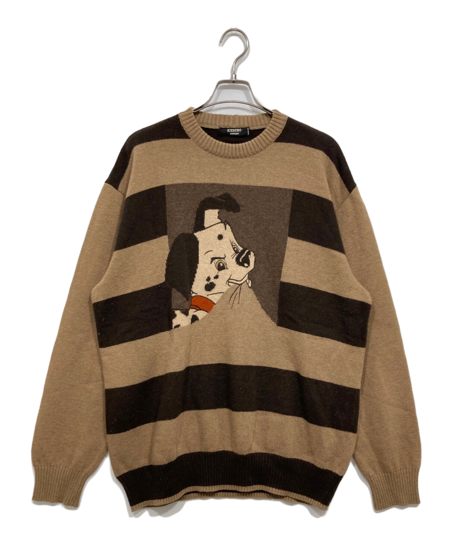中古・古着通販】ICEBERG (アイスバーグ) ニット ブラウン サイズ:表記