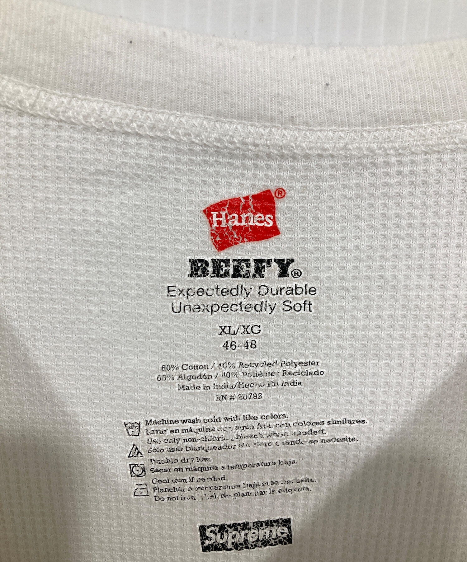 中古・古着通販】SUPREME (シュプリーム) Hanes (ヘインズ) Bones