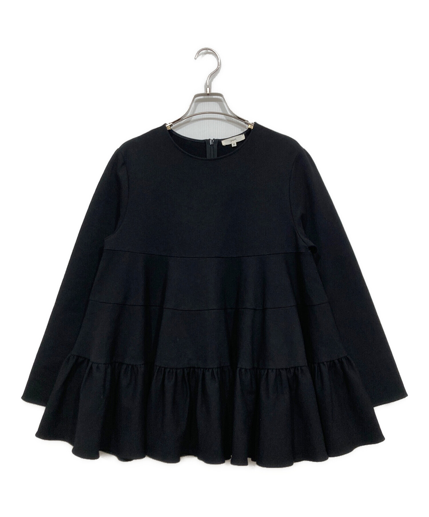 yori ぬくぬくティアードフリルブラウス yori 美品ぬくぬくティアード