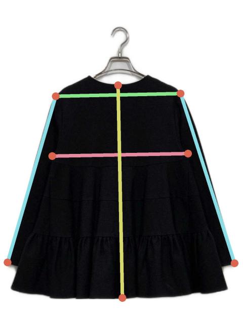 中古・古着通販】YORI (ヨリ) ぬくぬくティアードフリルブラウス