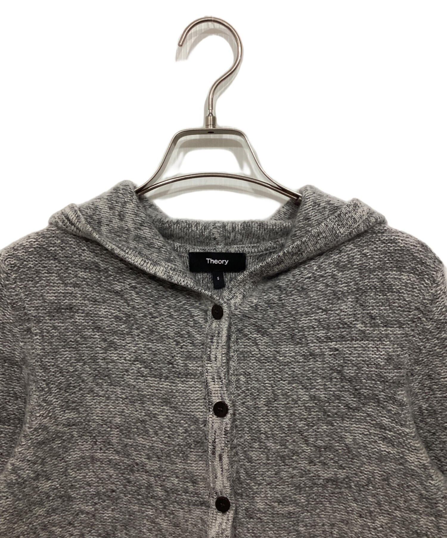 中古・古着通販】theory (セオリー) Cashmere Cozy Hoodie グレー 